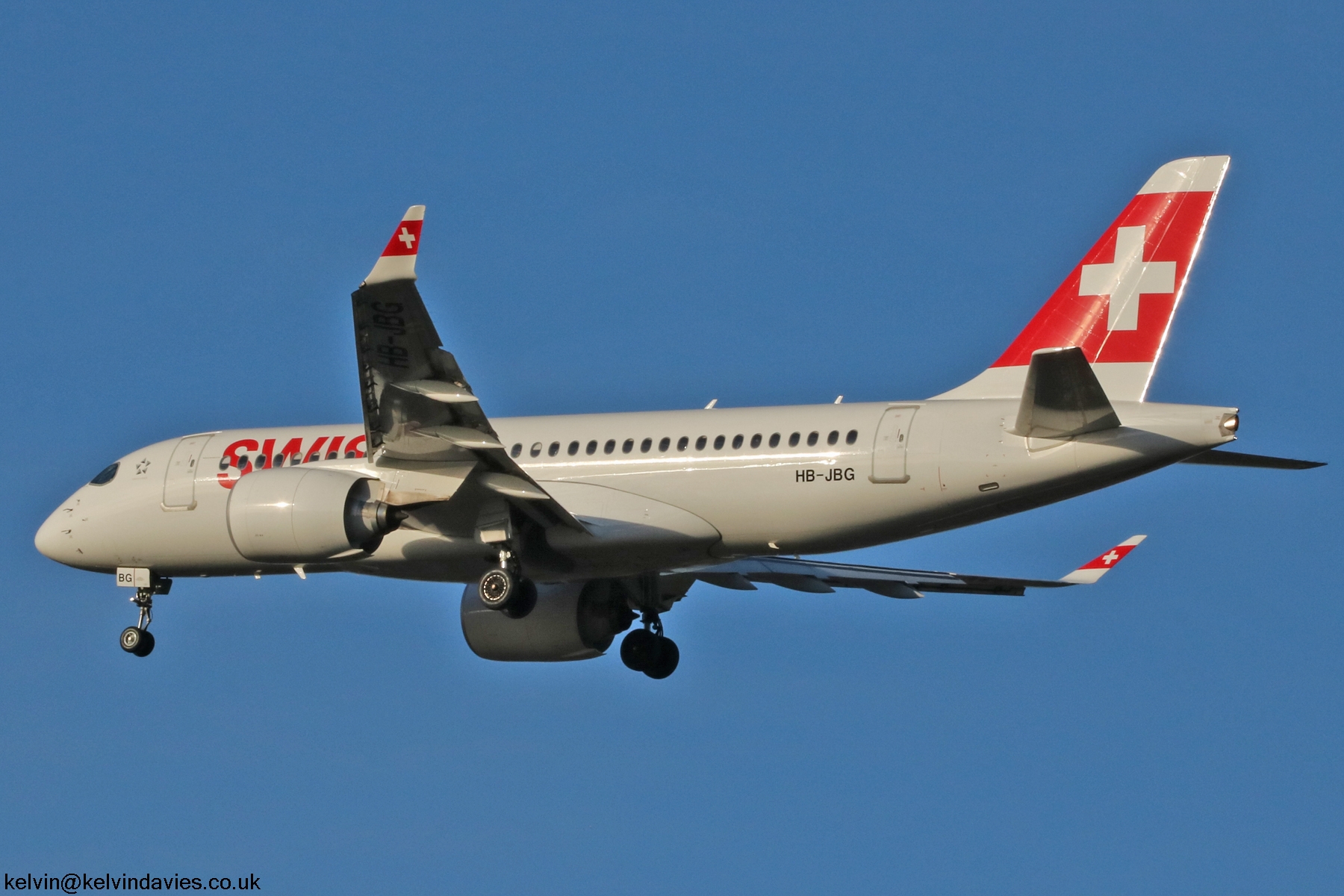 Swiss International C Series -100 HB-JBG