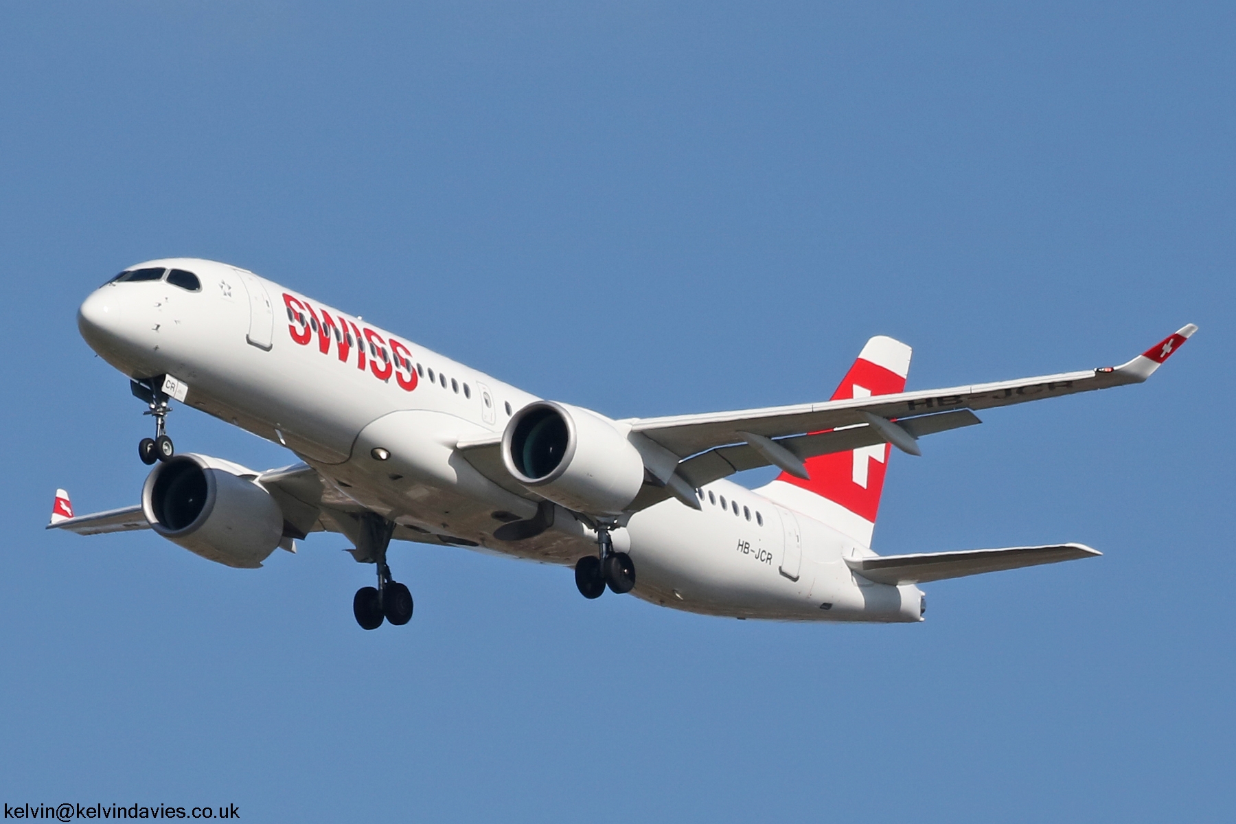 Swiss A220 HB-JCR