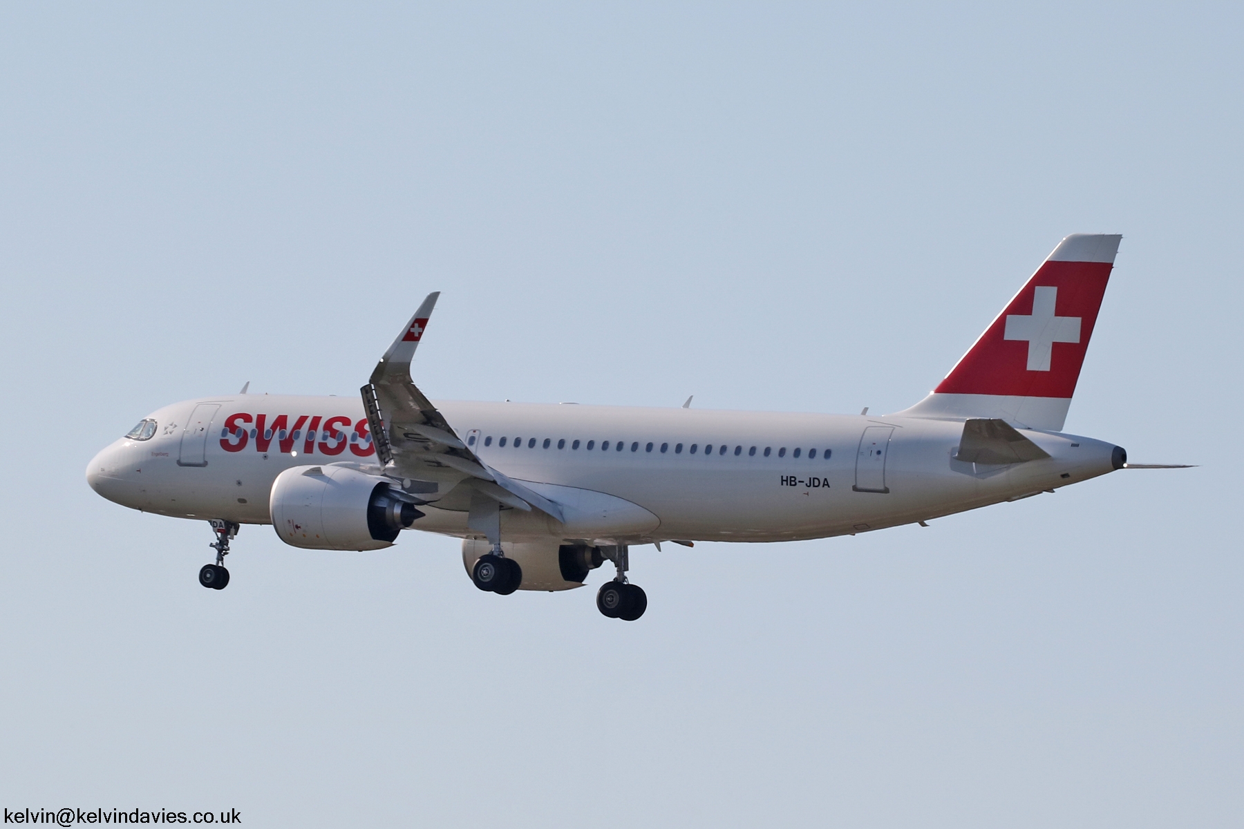 Swiss International A320NEO HB-JDA