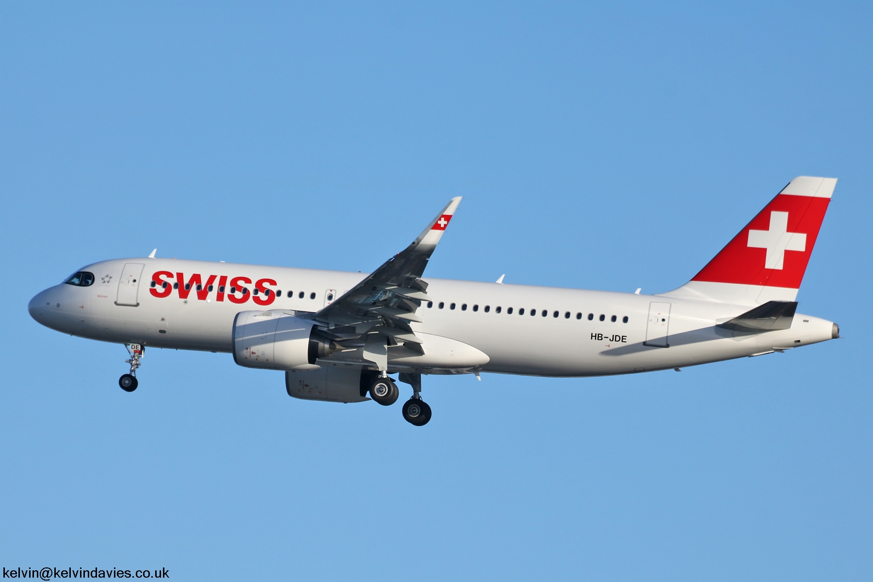 Swiss  A320 HB-JDE