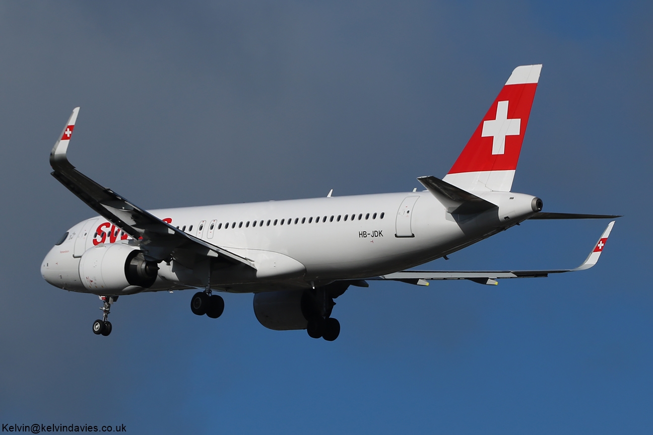 Swiss International A32NEO HB-JDK