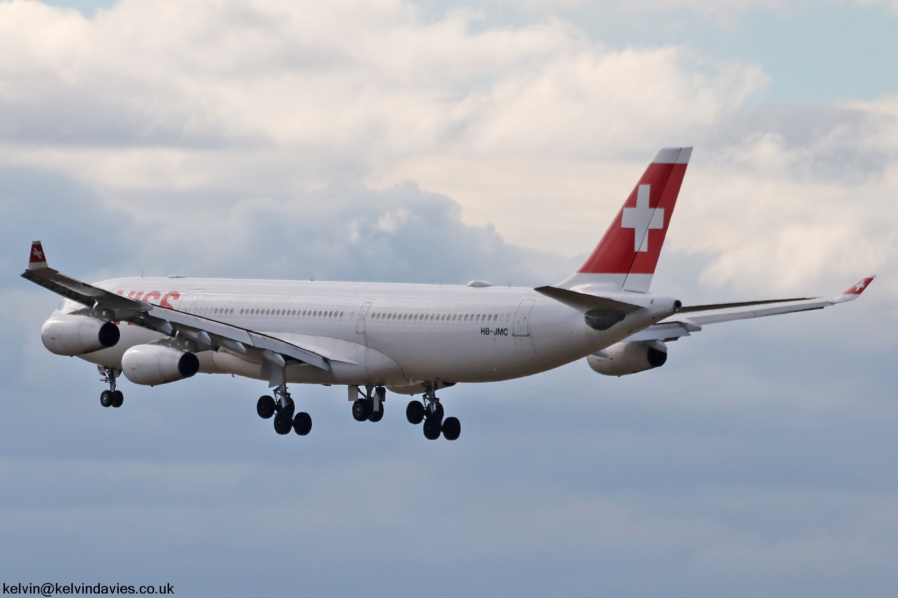 Swiss International A340 HB-JMC