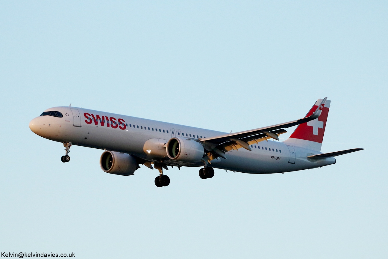 Swiss International A321NEO HB-JPF