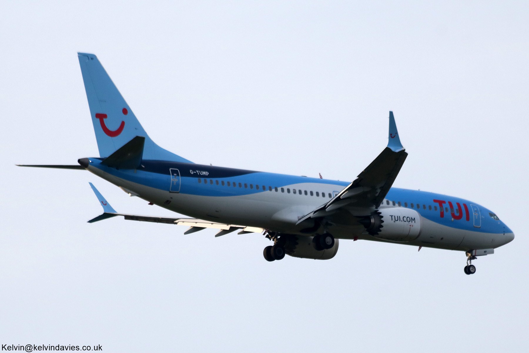 TUI Airways 737 MAX G-TUMP