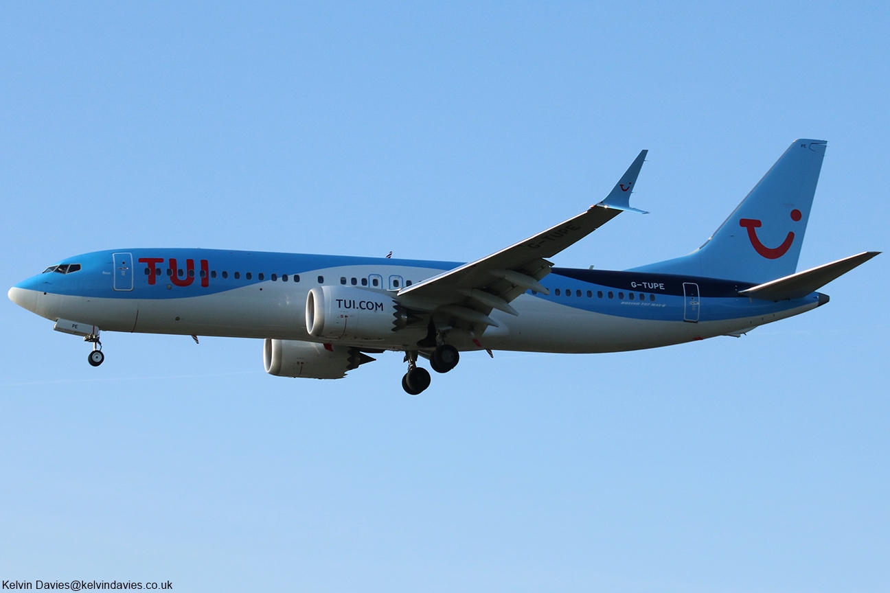 TUI Airways 737MAX G-TUPE