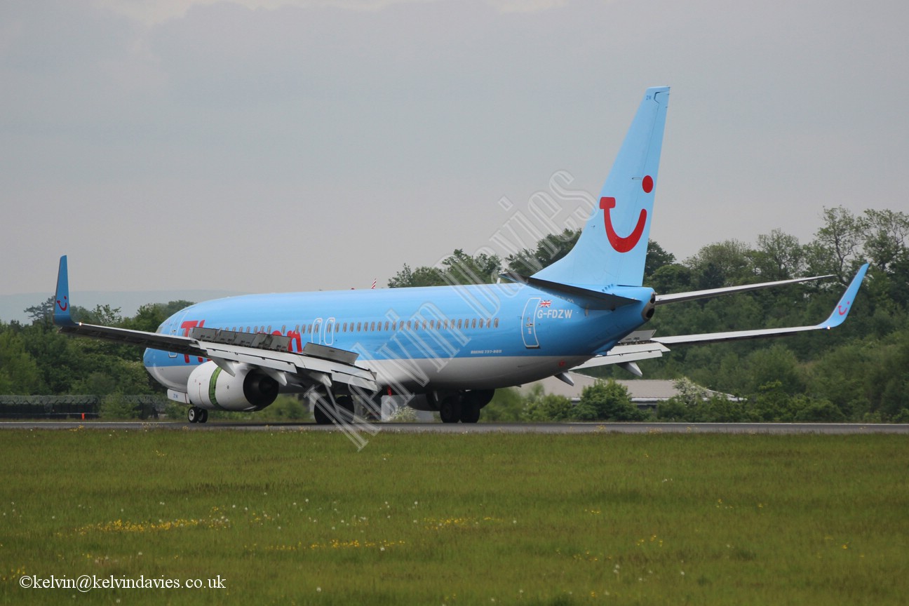 Thomson Airways 737 G-FDZW