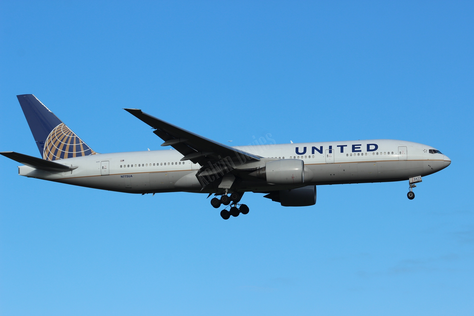 United Airlines 777 N773UA