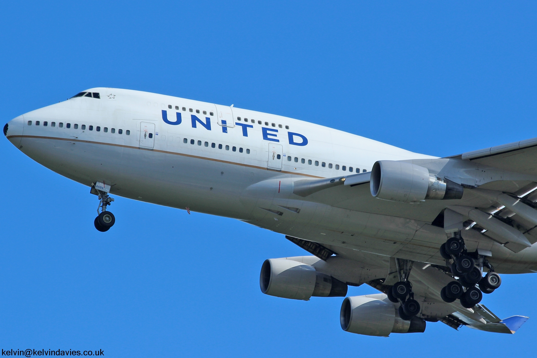 United Airlines 747 N104UA