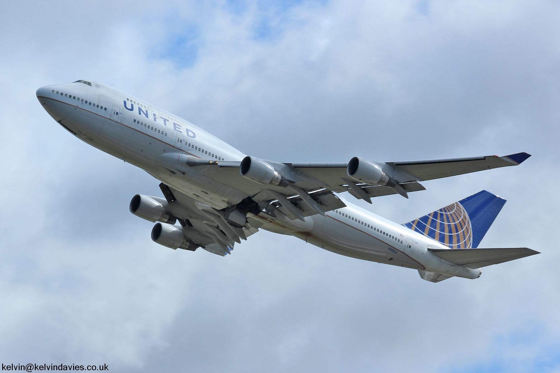 United Airlines 747 N180UA