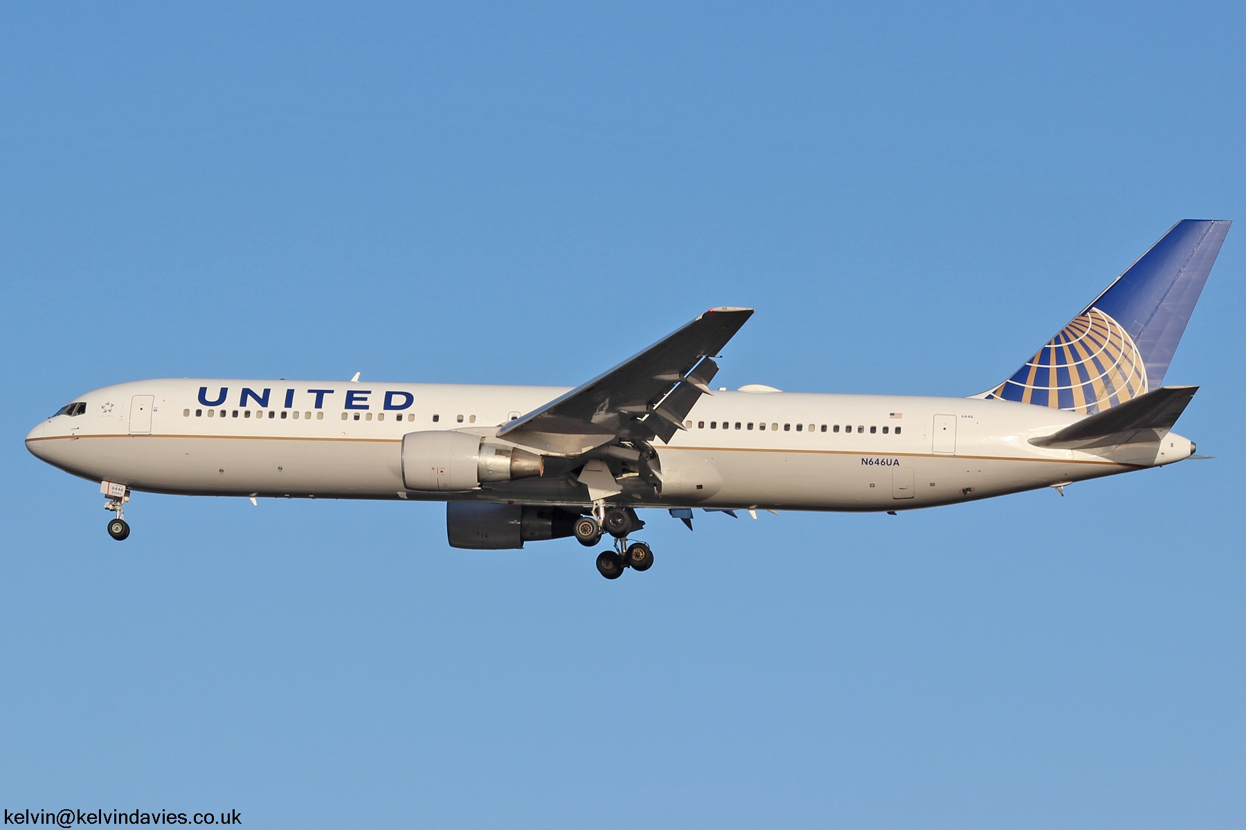United Airlines 767 N646UA