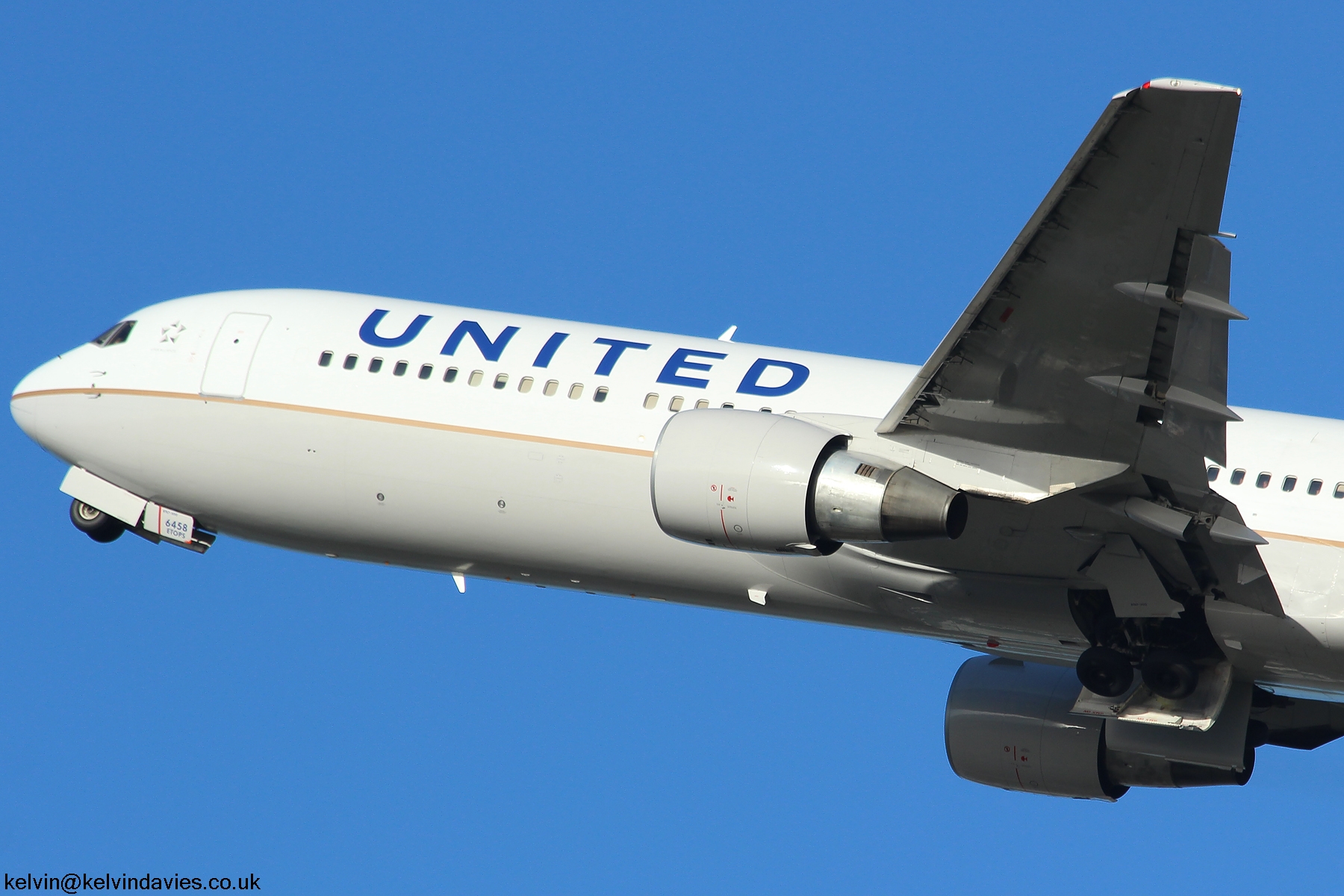United Airlines 767 N658UA