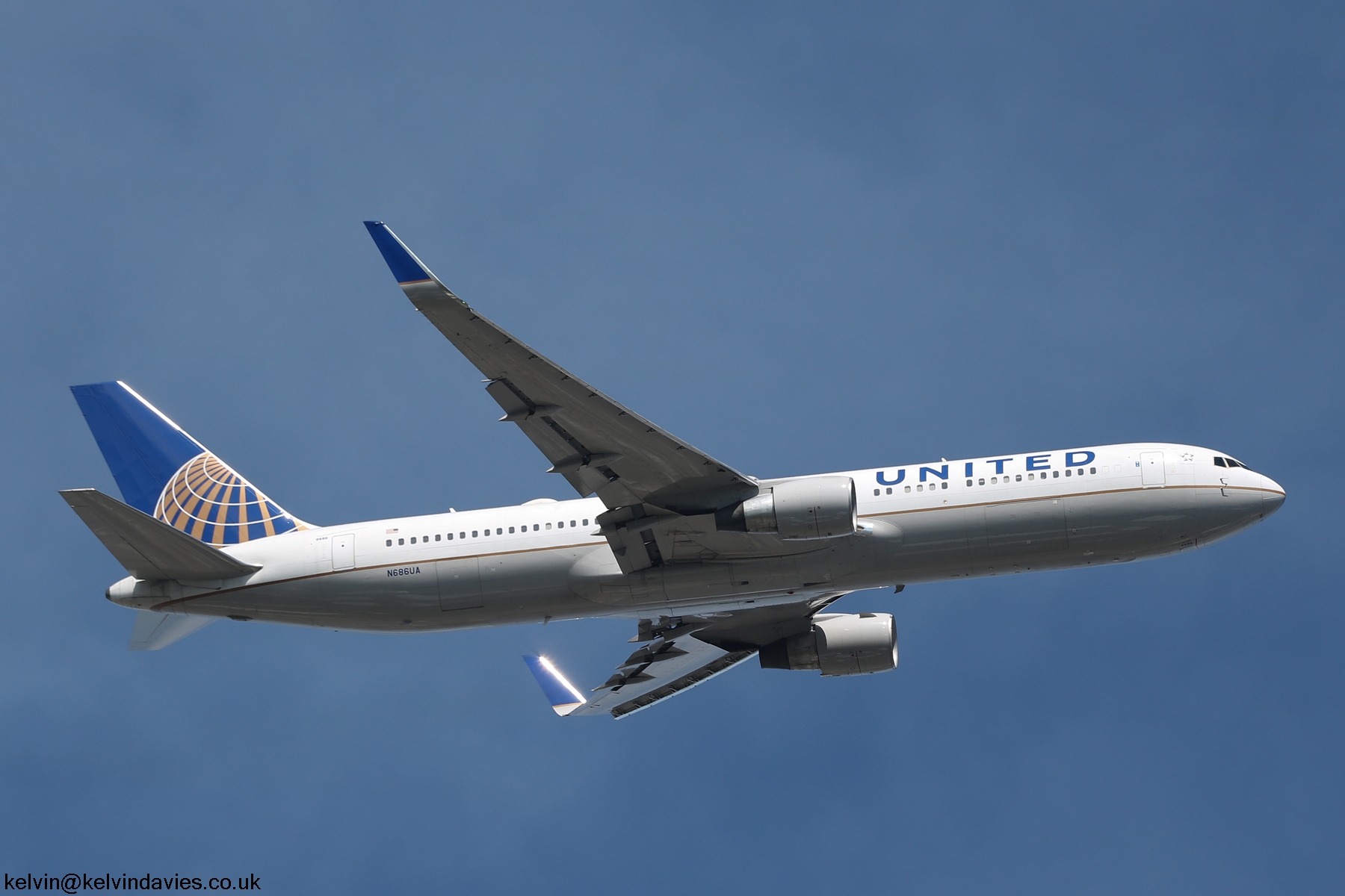 United Airlines 767 N686UA