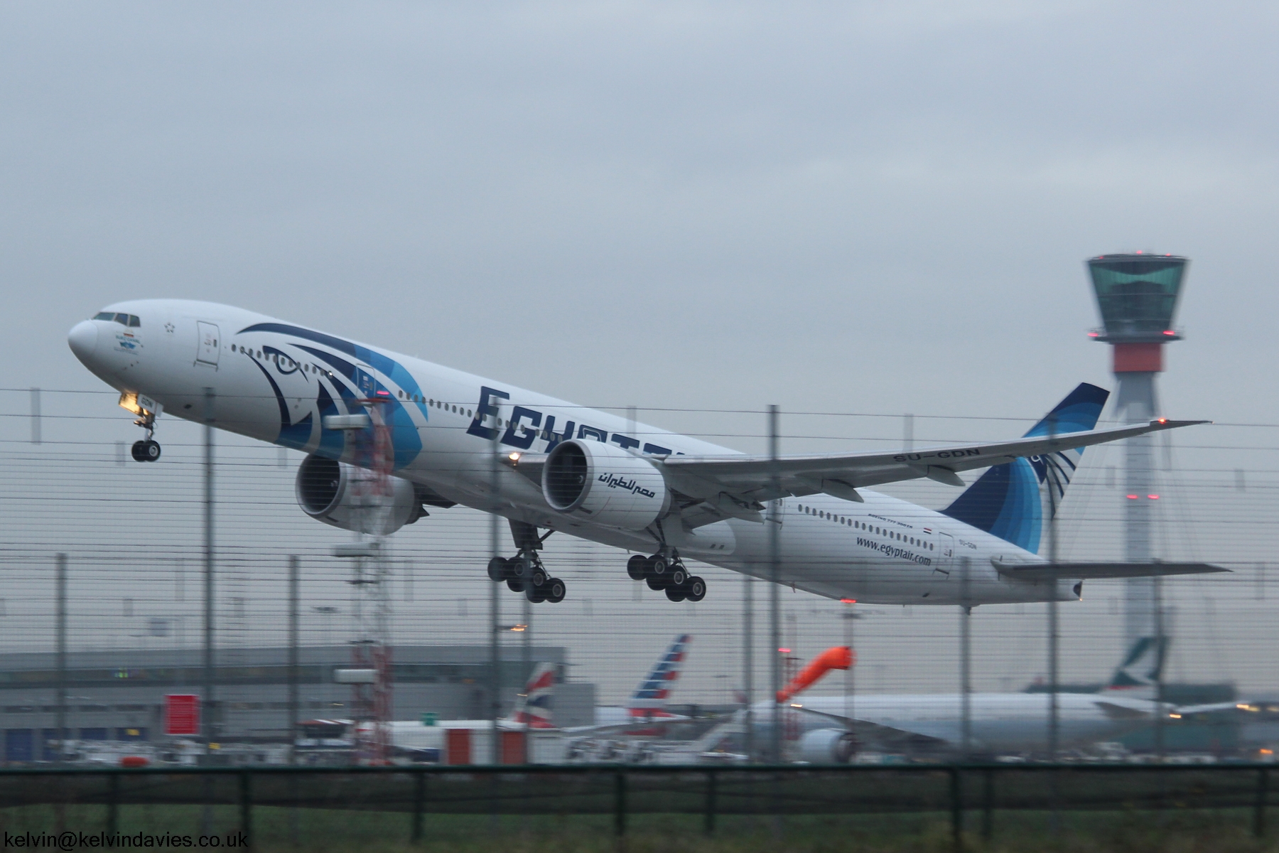 Egyptair 777 SU-GDN