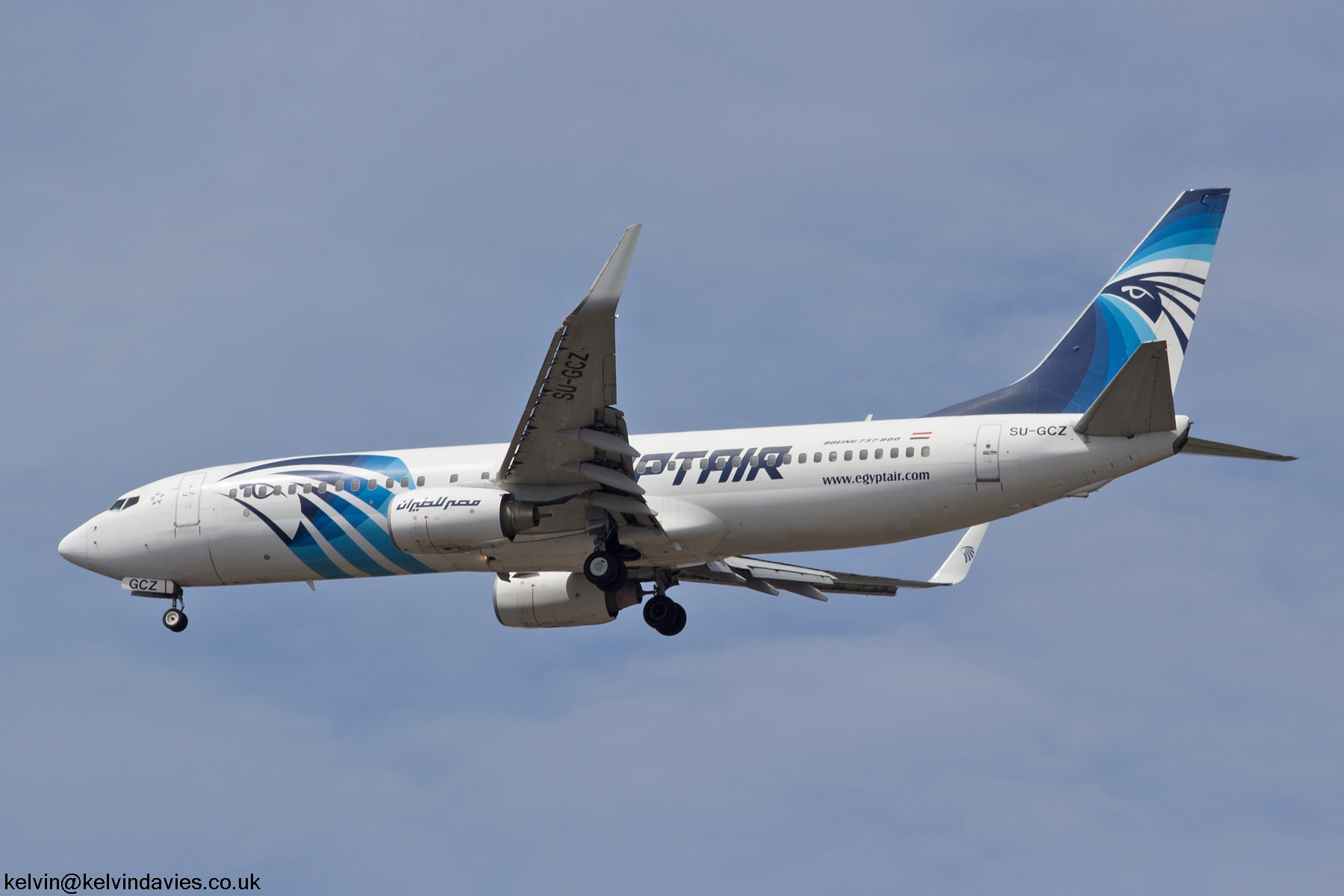 Egyptair 737-800 SU-GCZ