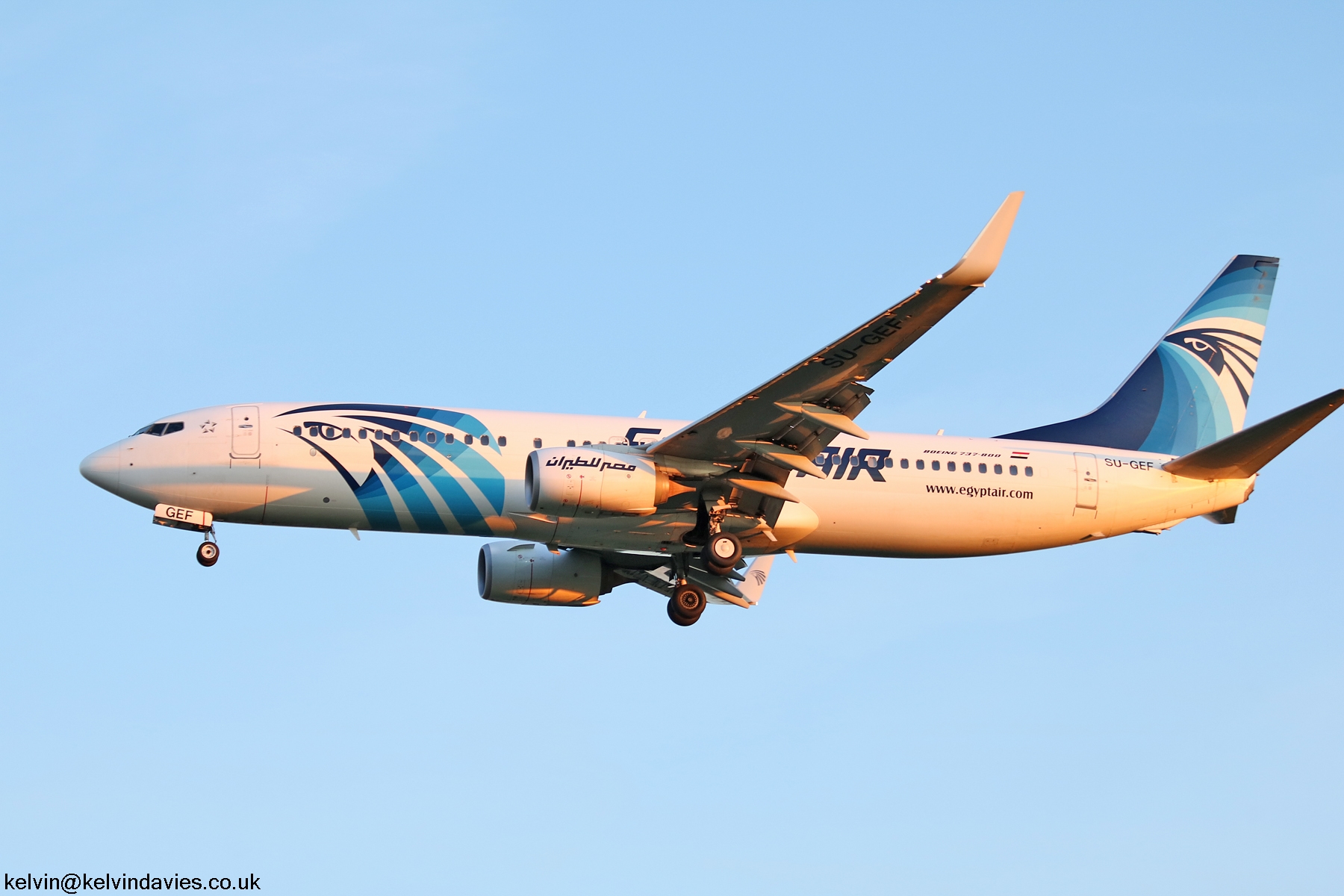 Egypt Air 737NG SU-GEF