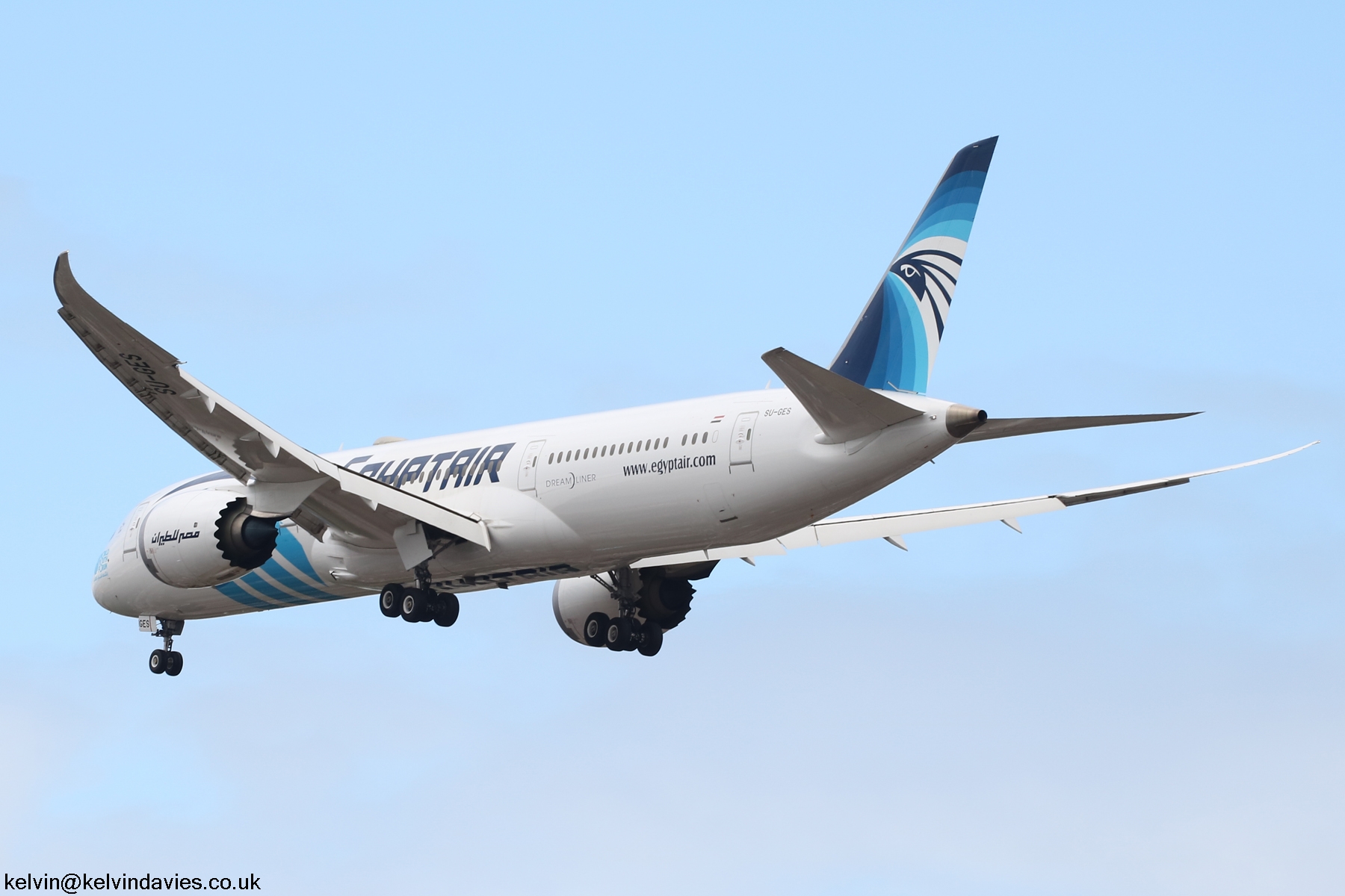 Egyptair 787 SU-GES