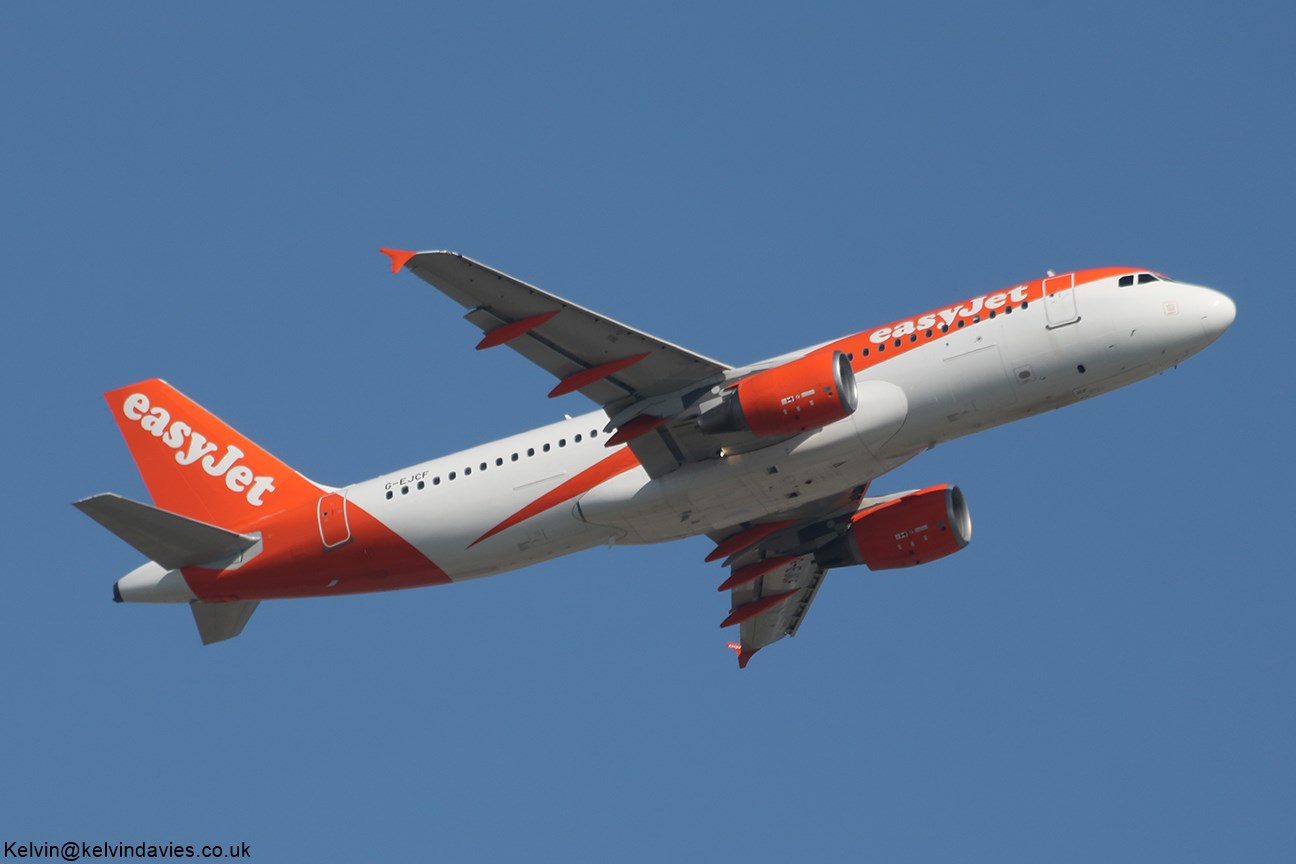 EasyJet UK A320 G-EJCF