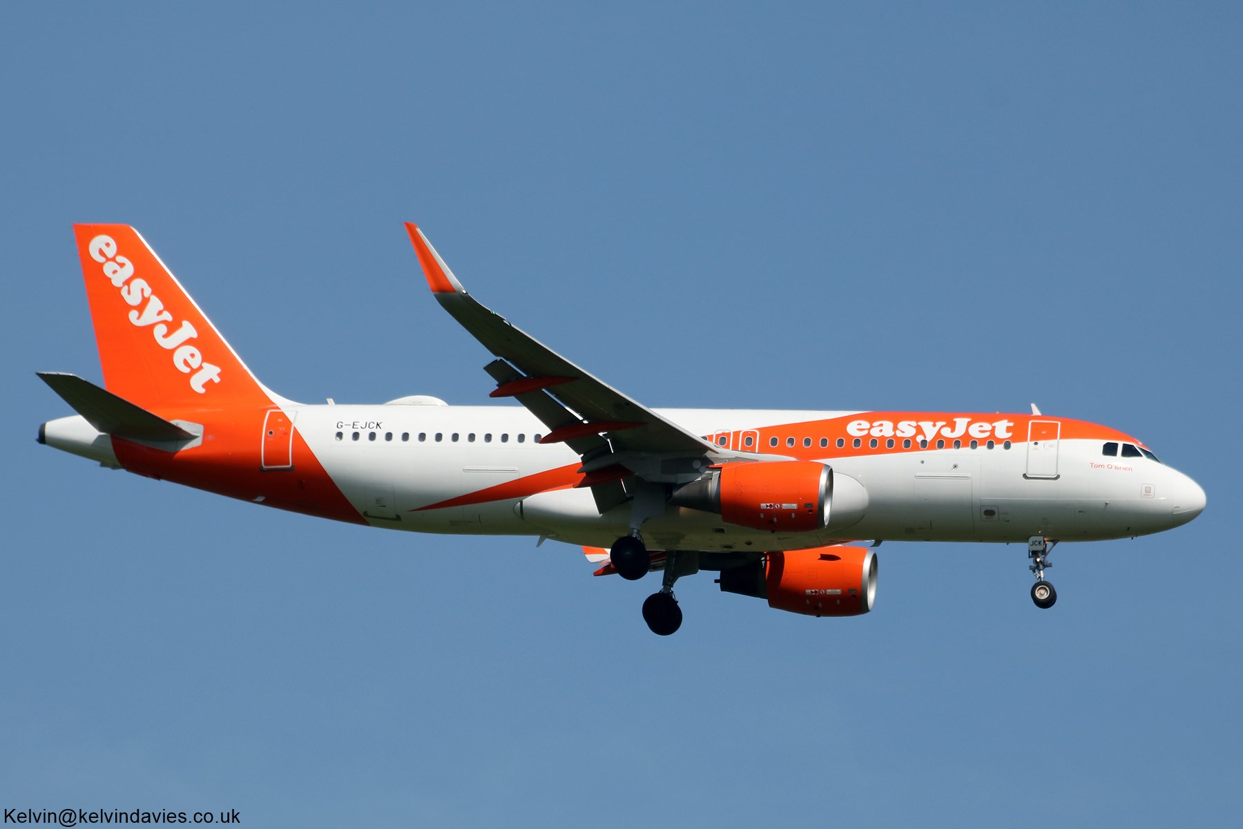 easyJet UK A320 G-EJCK