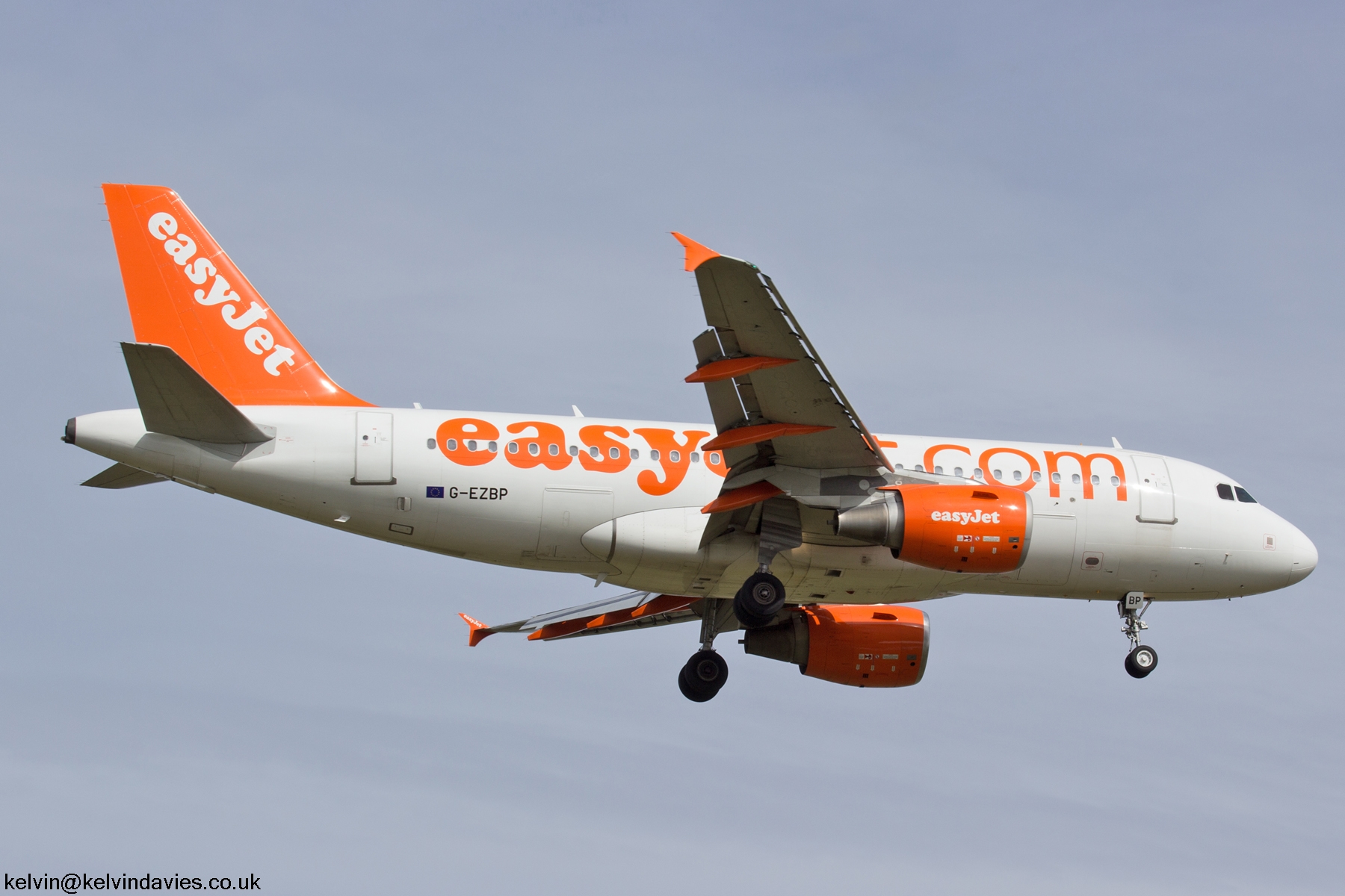 EasyJet A319 G-EZBP