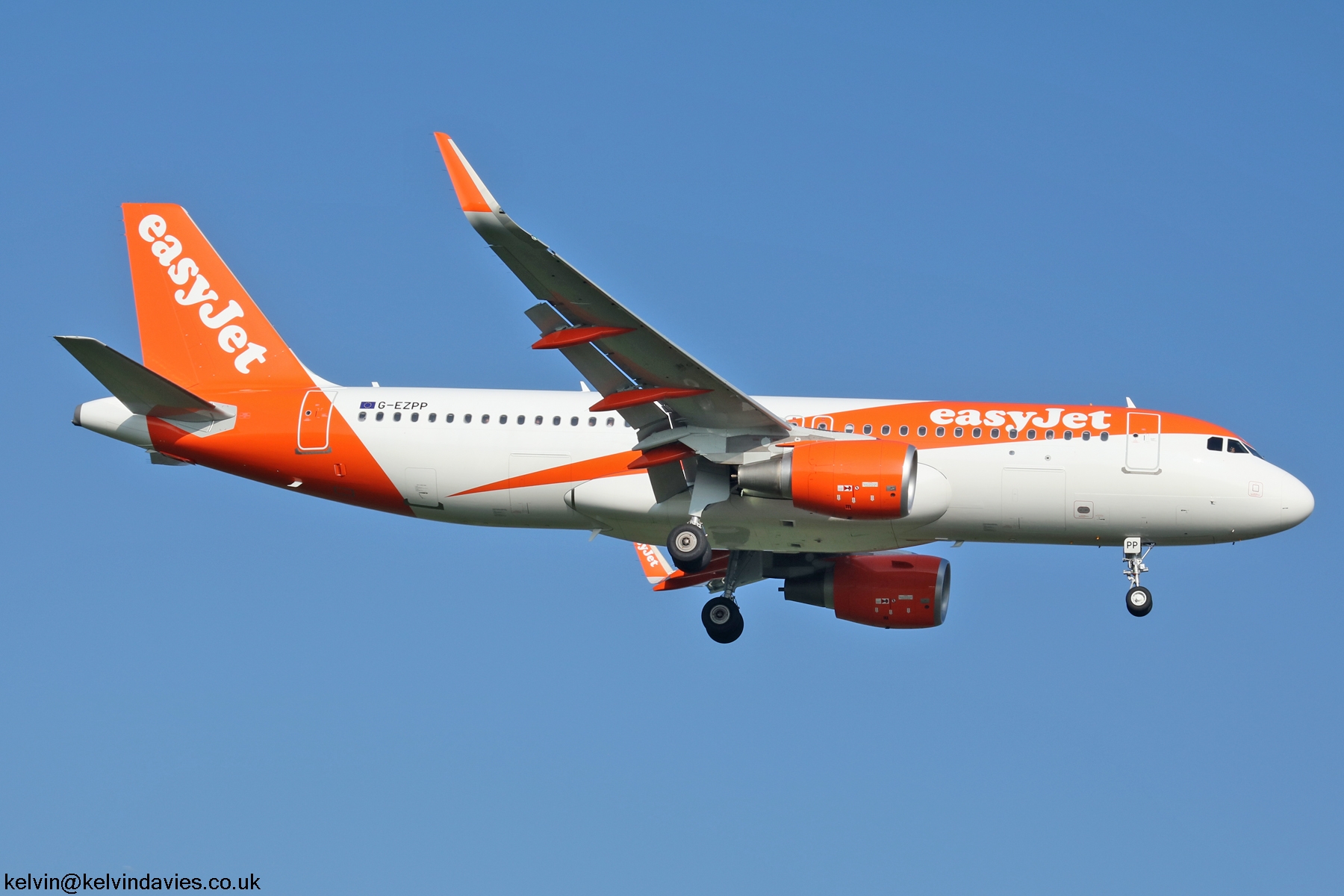 Easyjet A320 G-EZPP