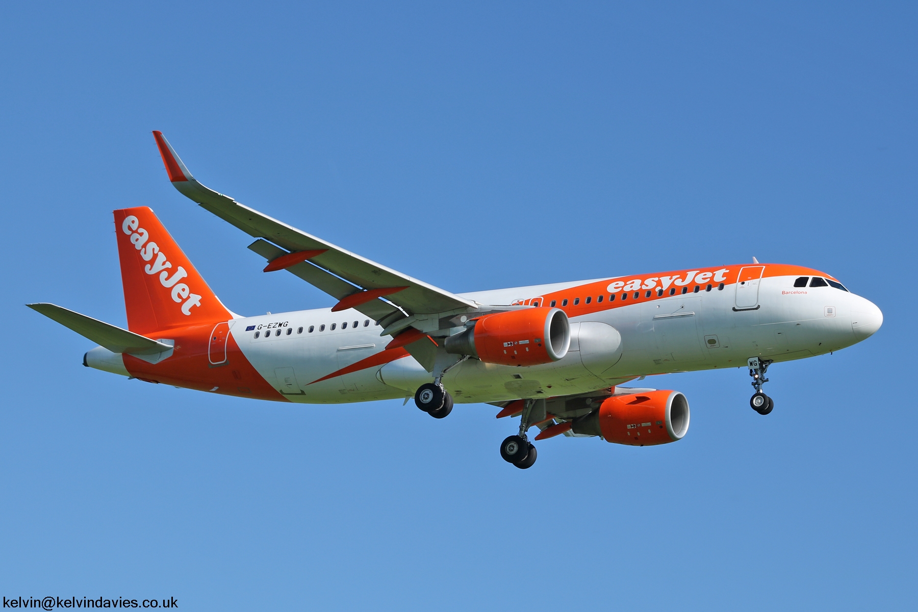 easyJet A320 G-EZWG