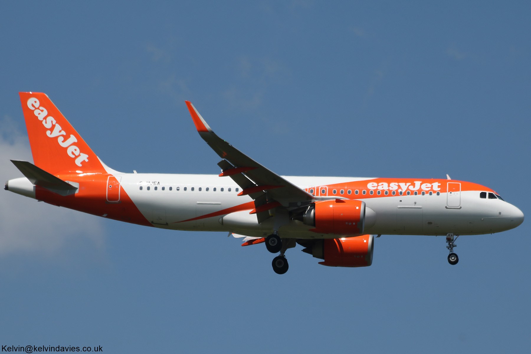 easyJet UK A320 G-UJEA