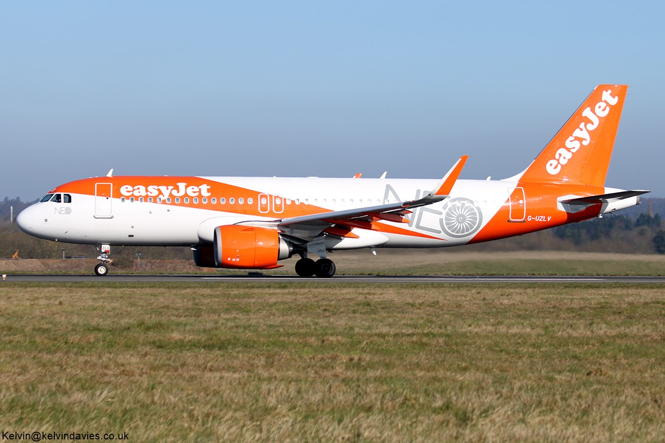 easyJet UK A320-NEO G-UZLV