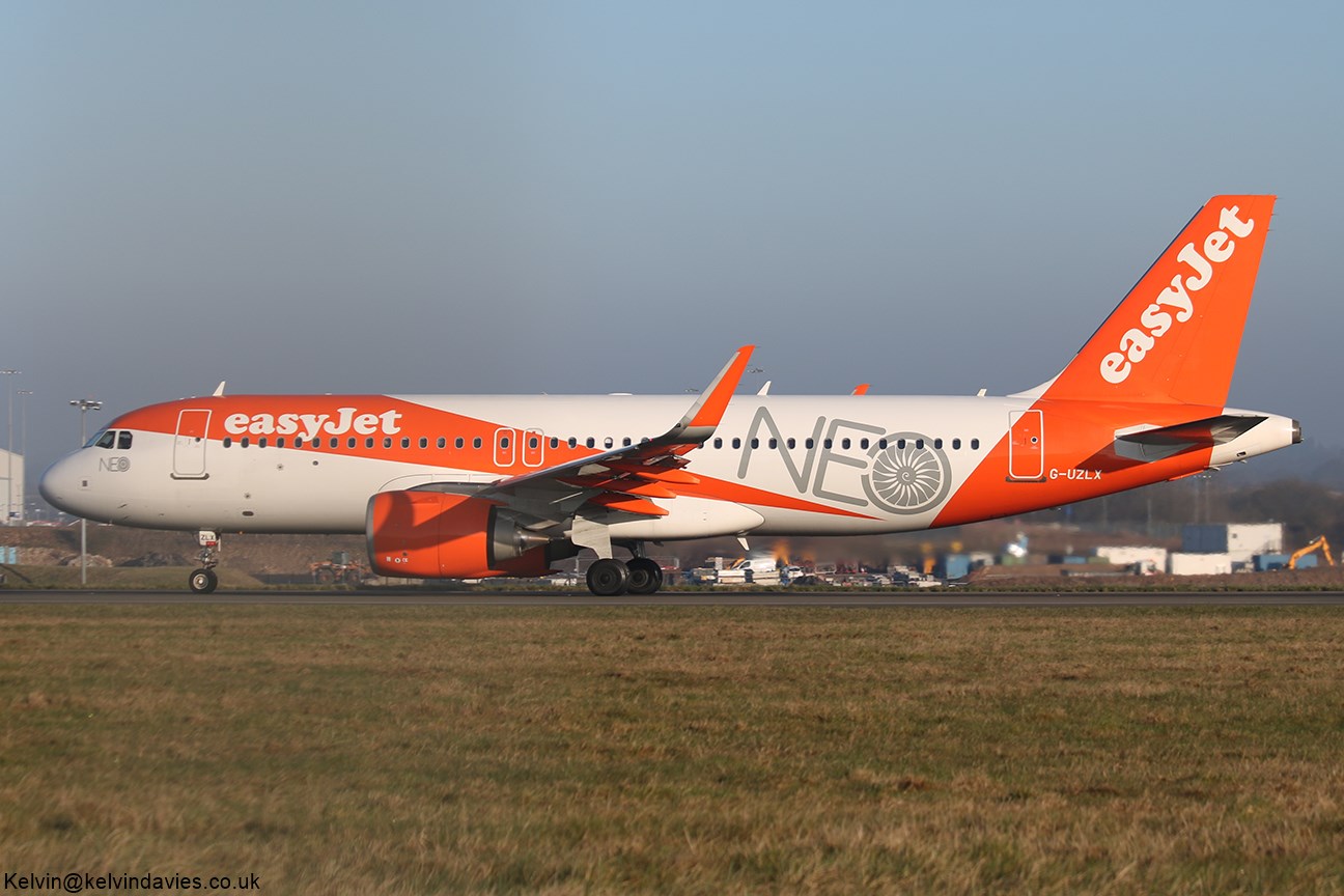 easyJet UK A320 NEO G-UZLX