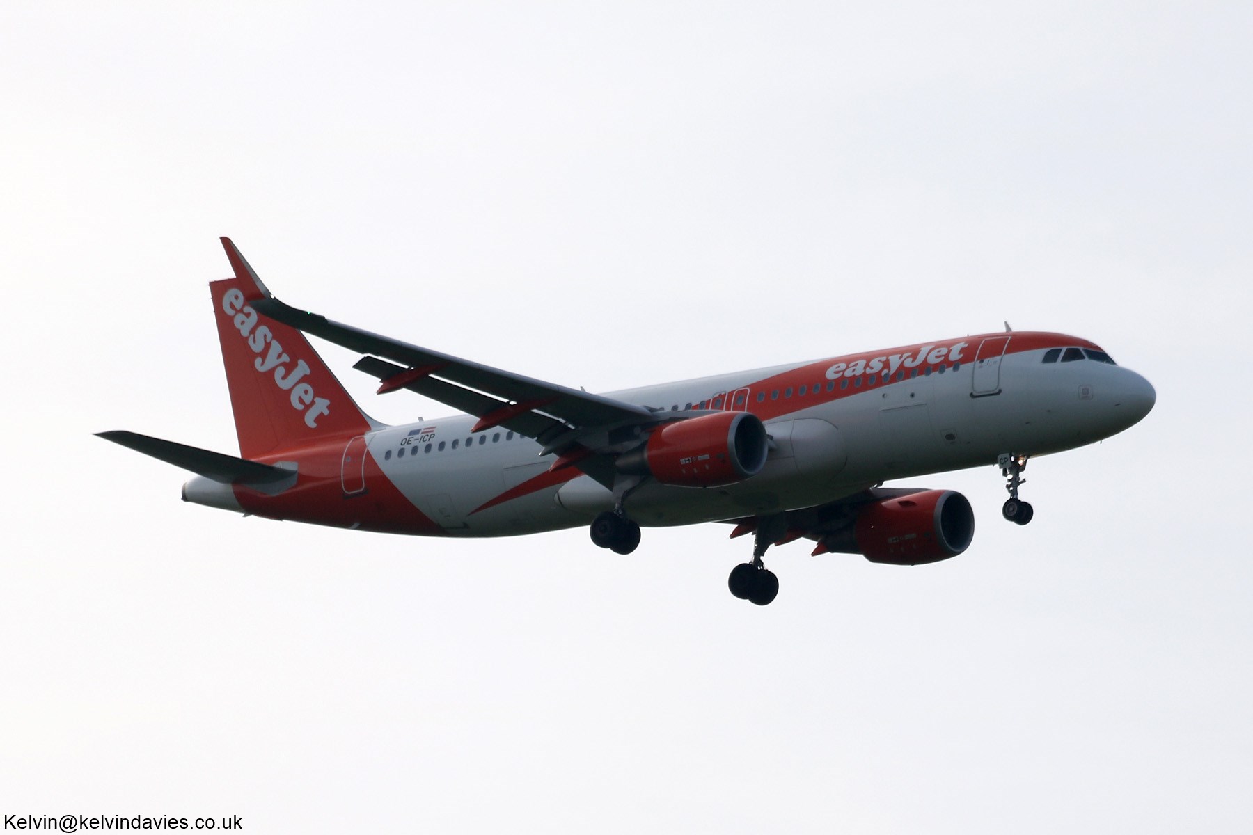 easyJet Europe A320 OE-ICP