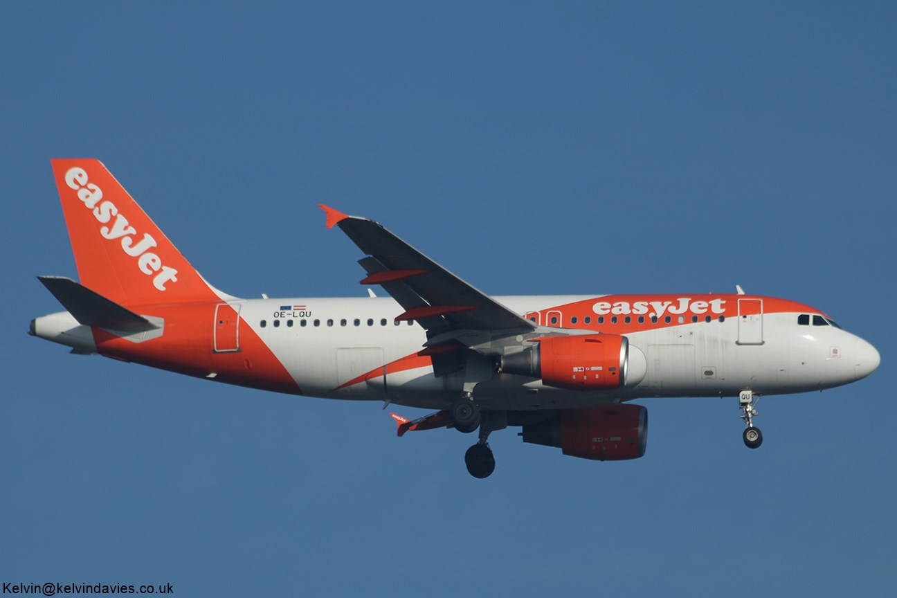 easyJet Europe Airline A319-100 OE-LQU