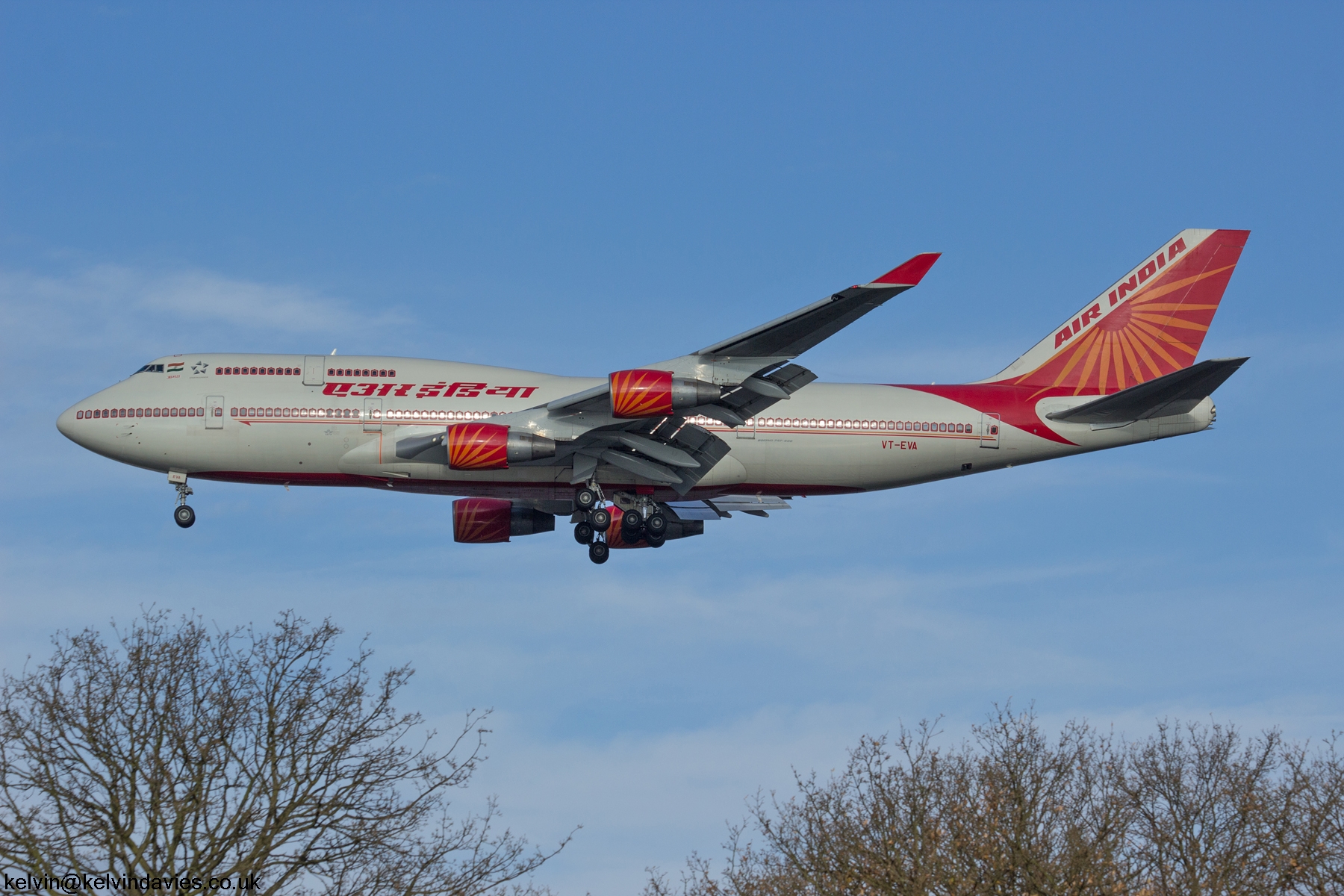 Air India 747 VT-EVA