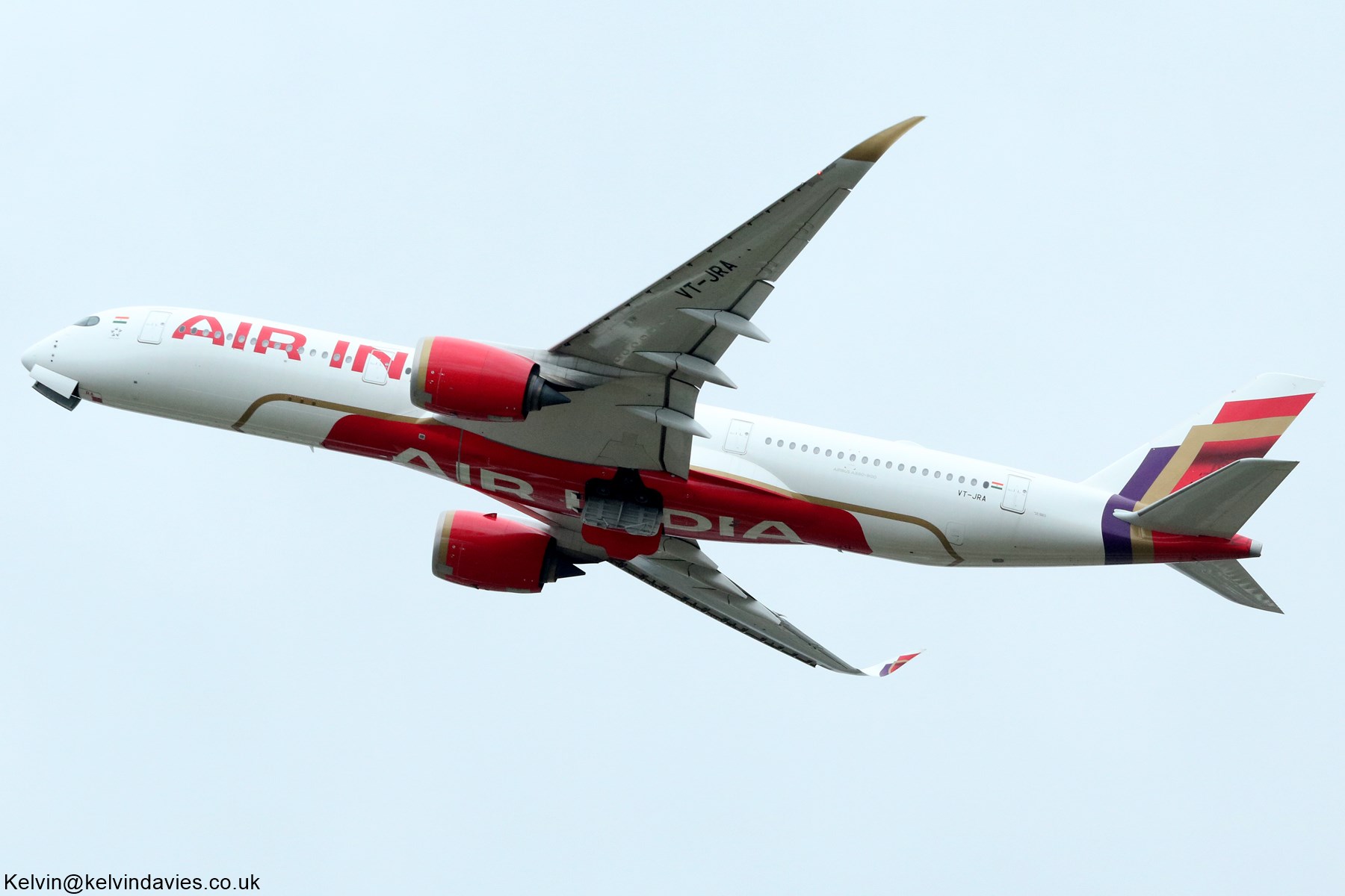 Air India A350 VT-JRA