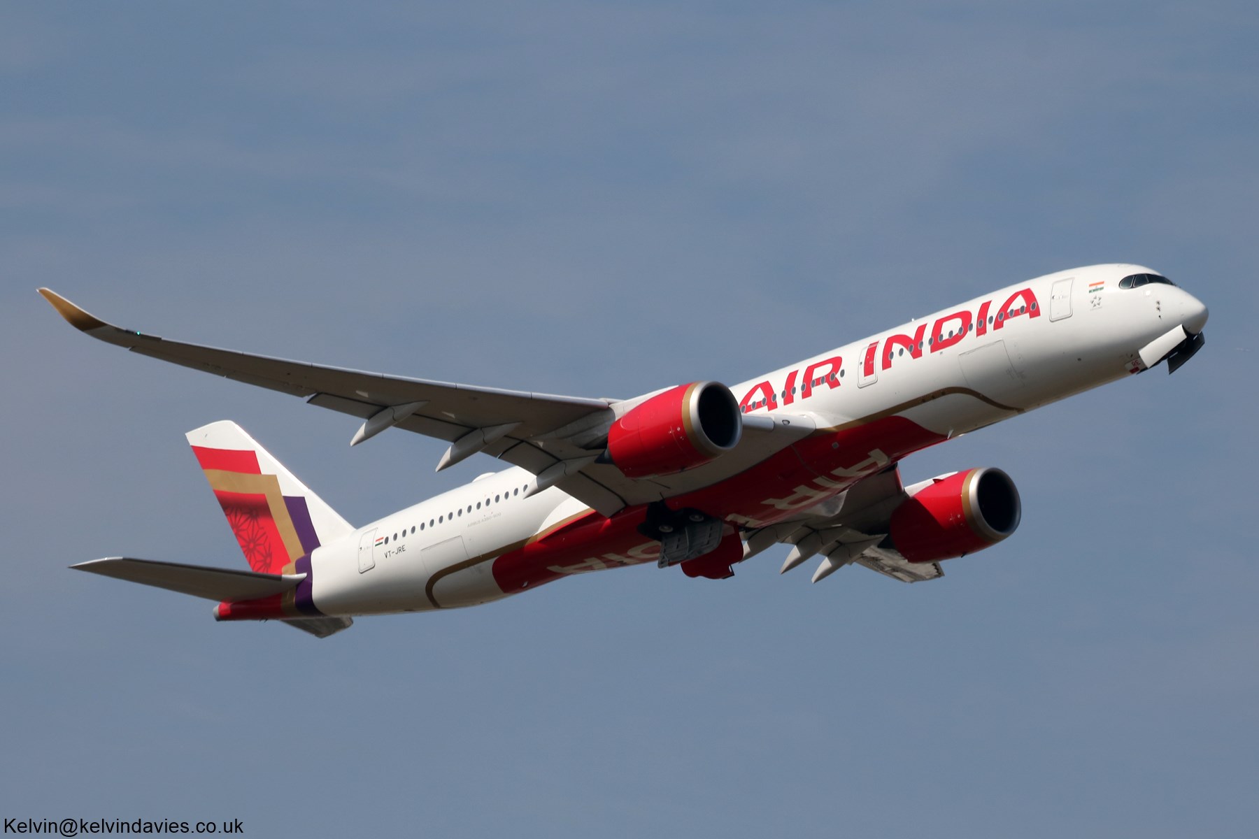 Air India A350 VT-JRE