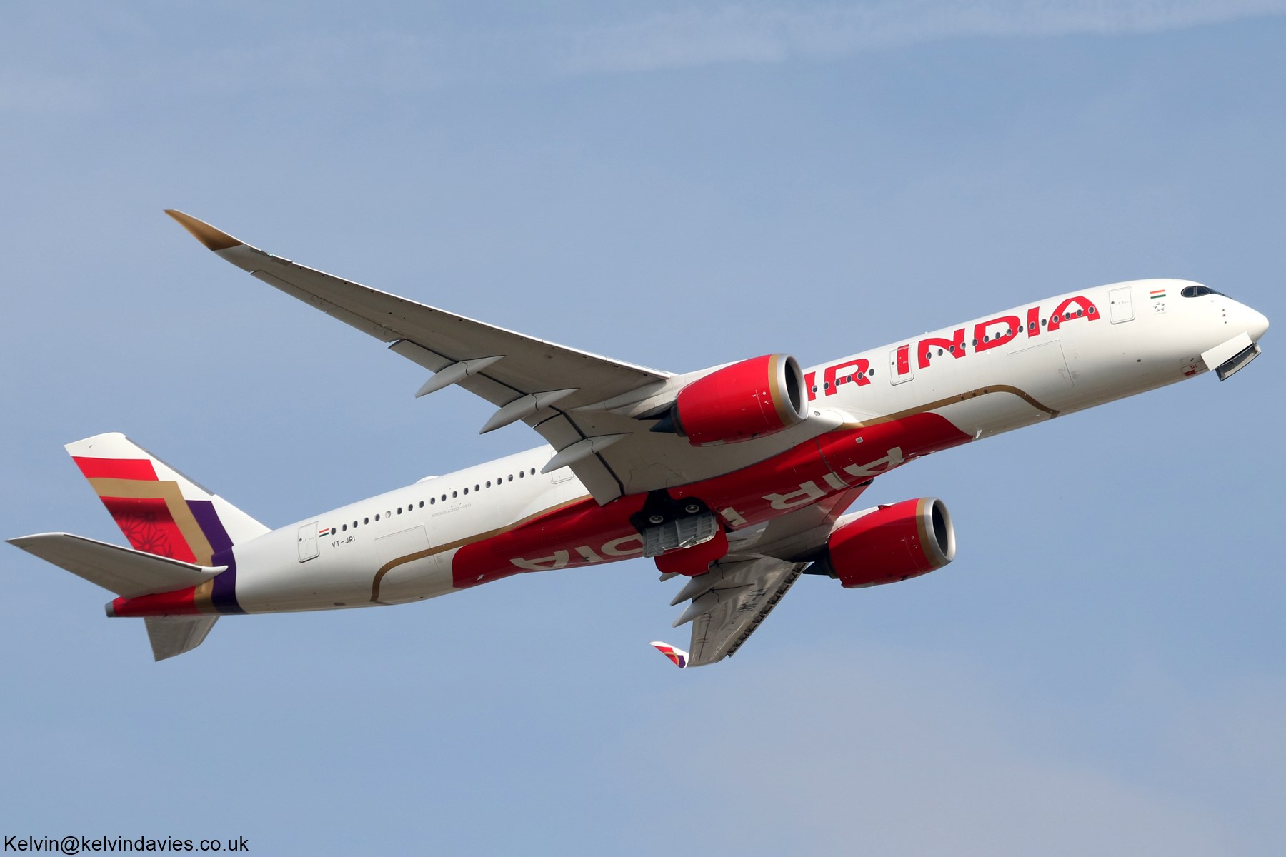 Air India A350 VT-JRI