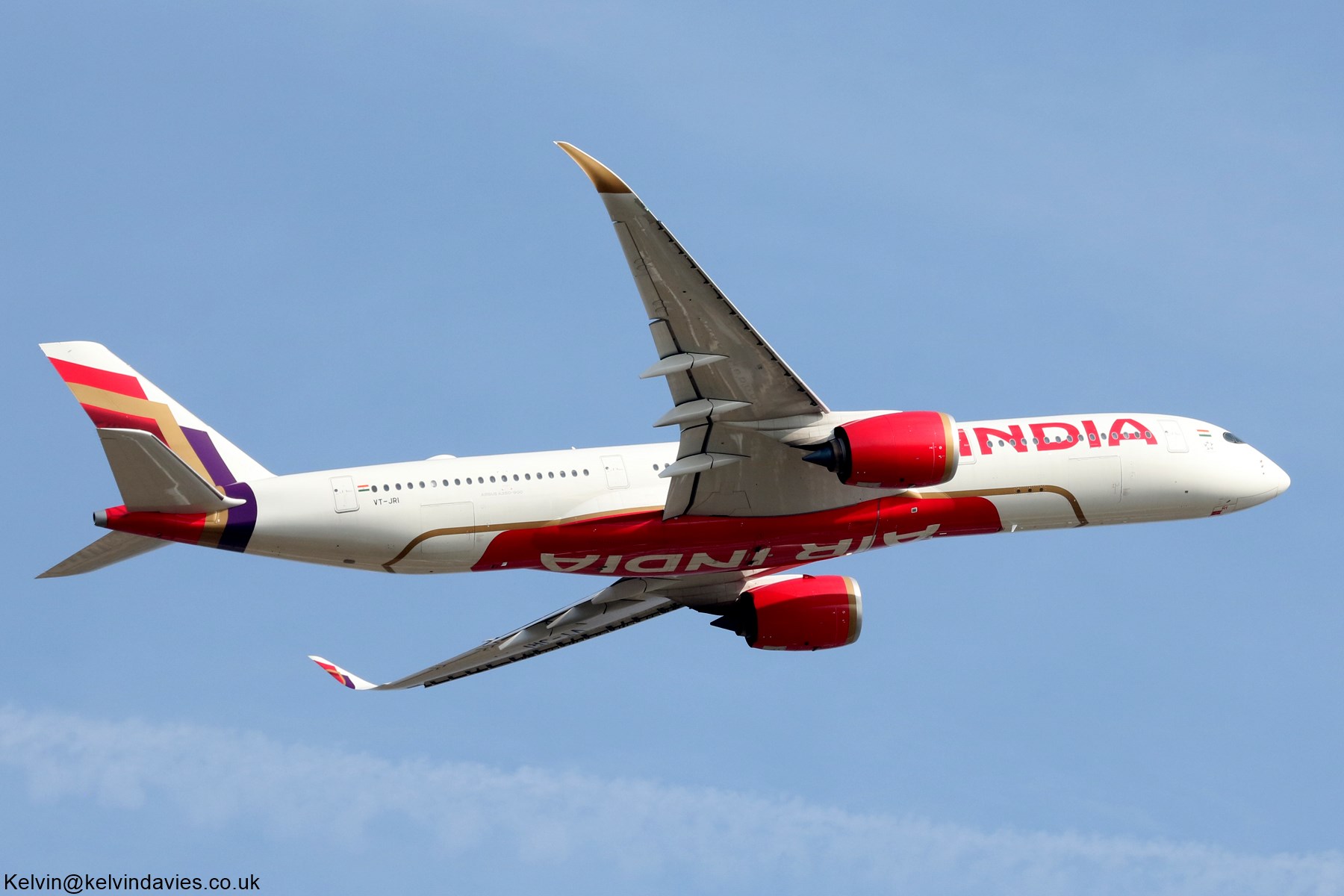 Air India A350 VT-JRI