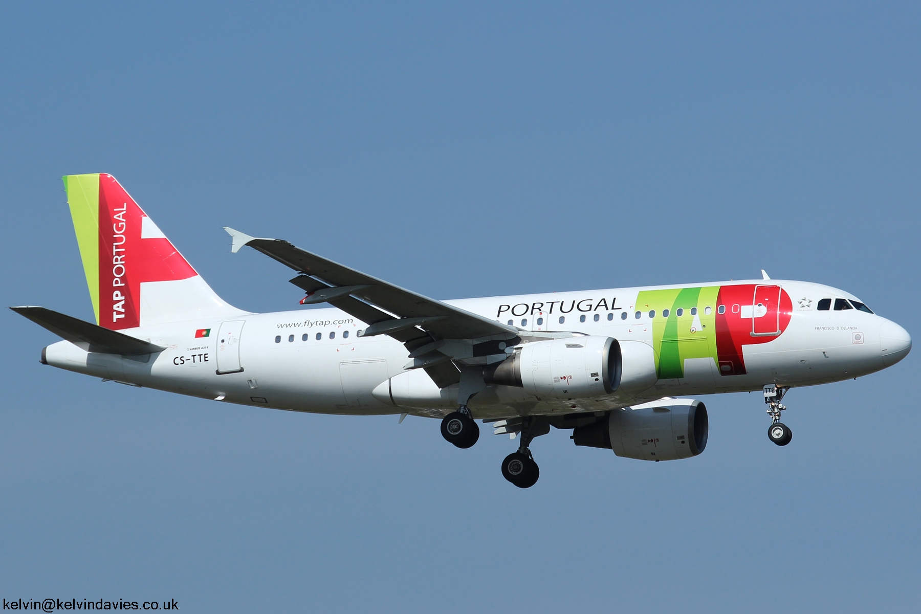 TAP A319 CS-TTE