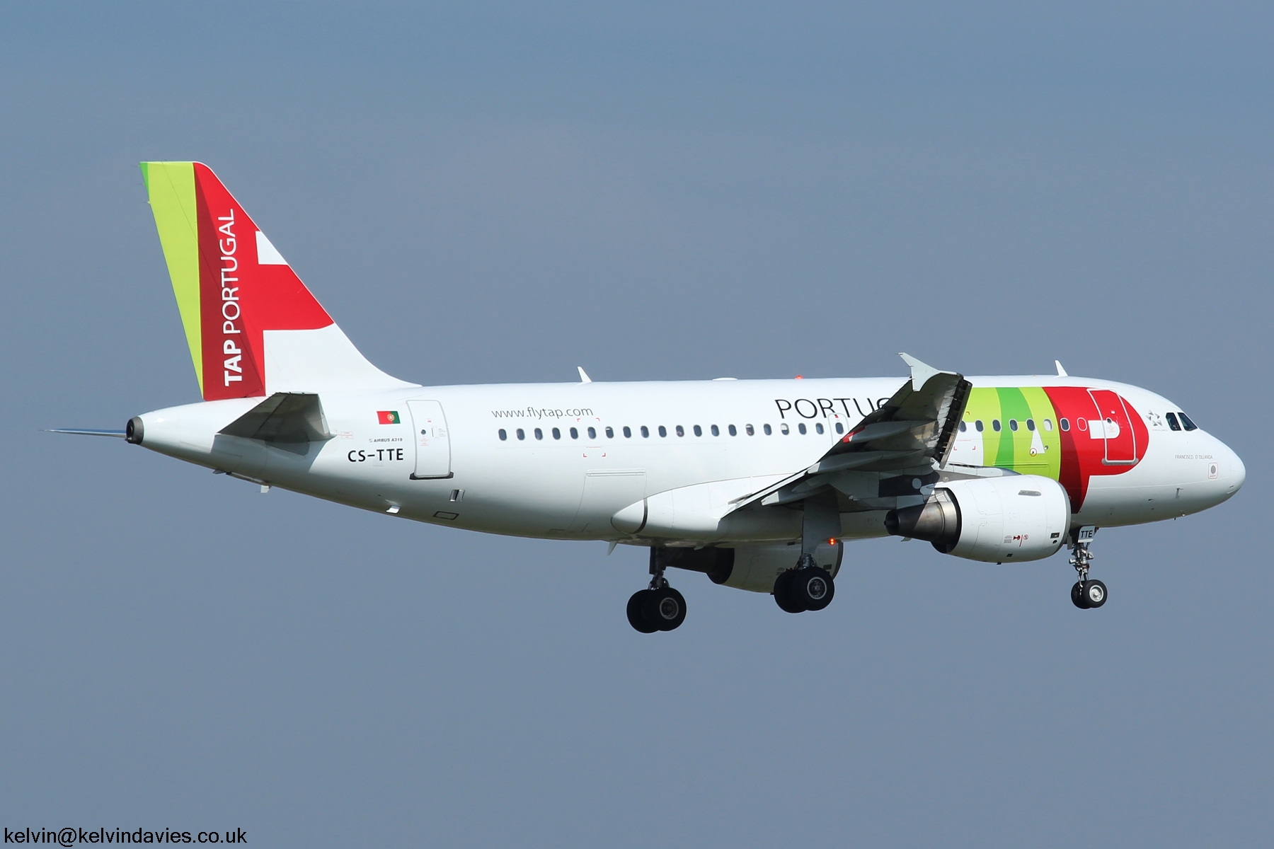 TAP A319 CS-TTE