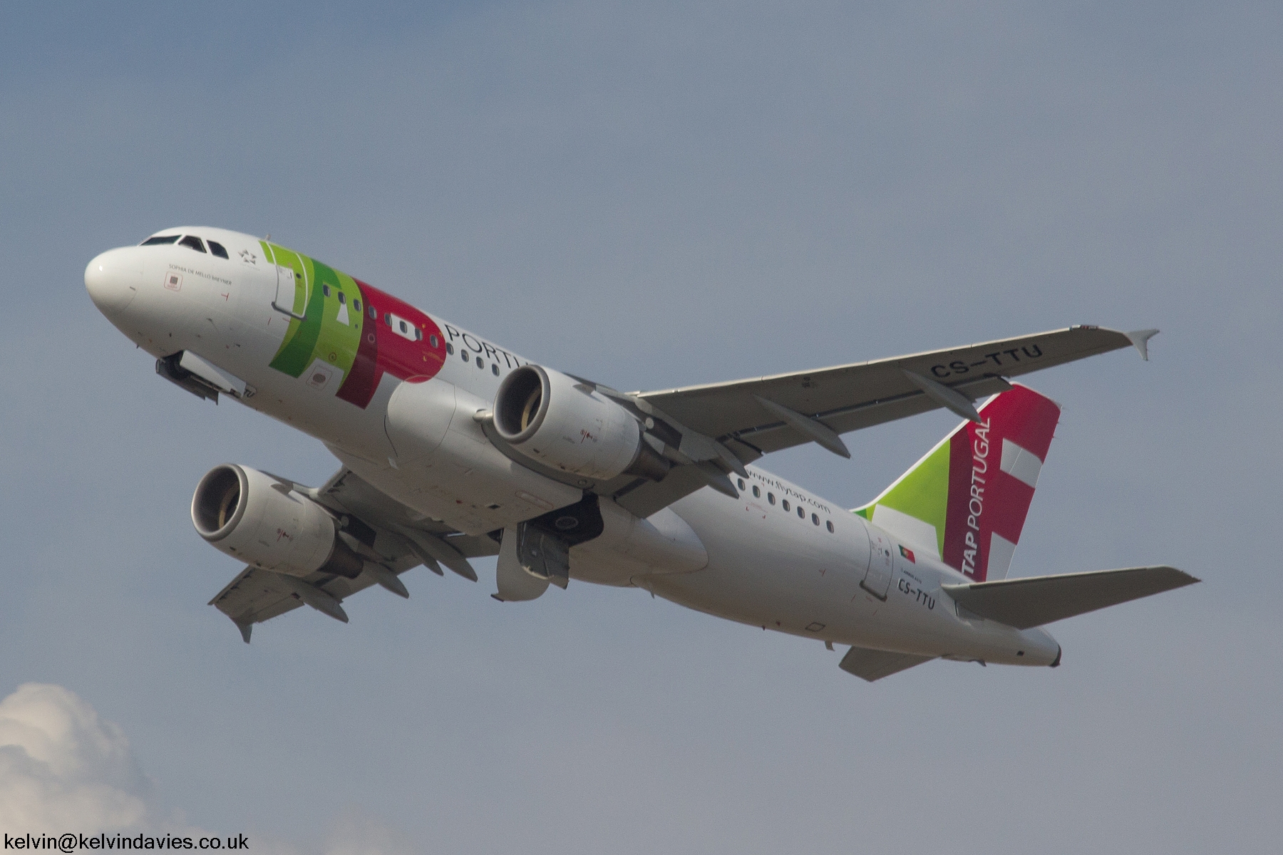 TAP A319 CS-TTU