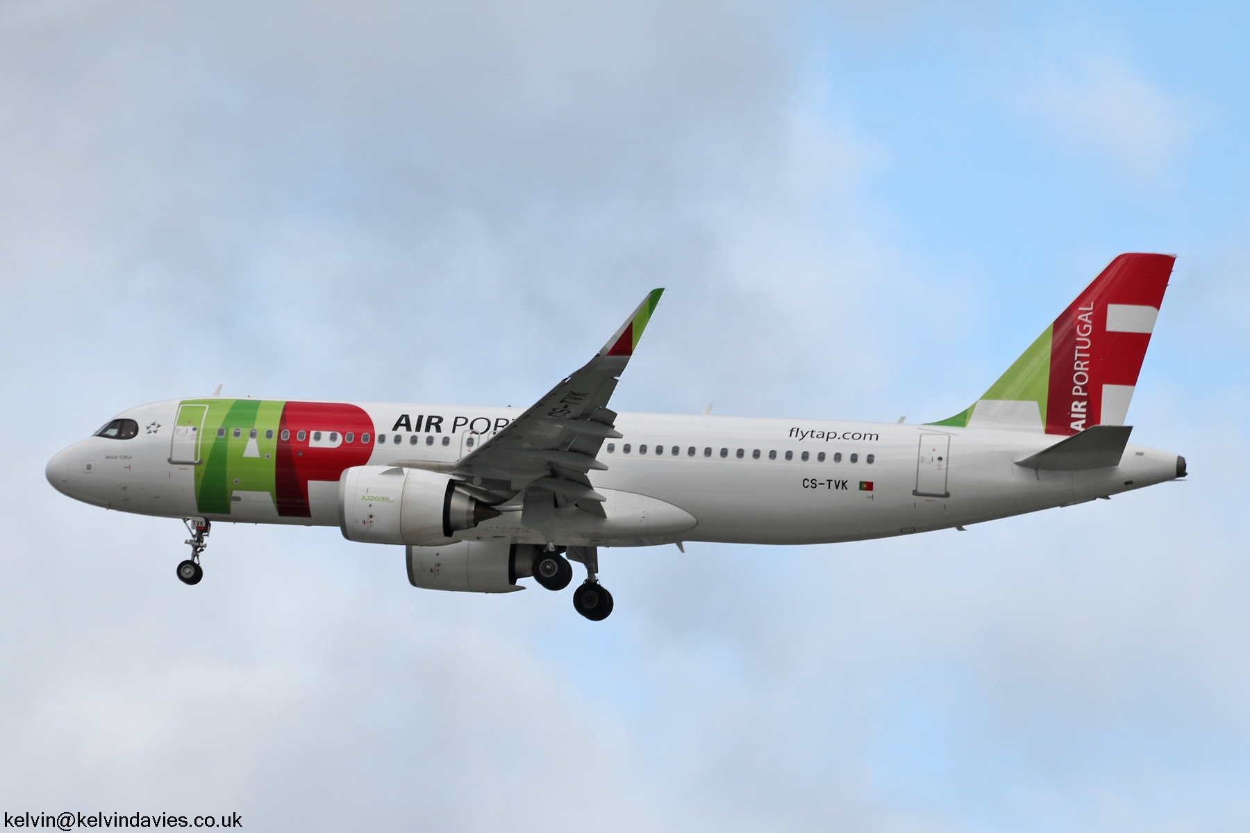 TAP A320 NEO CS-TVK