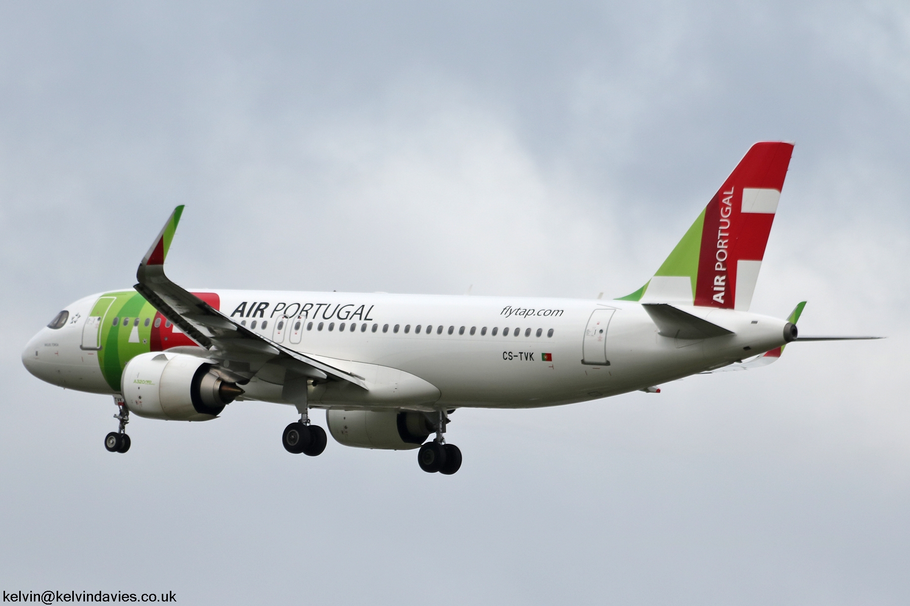 TAP A320 NEO CS-TVK