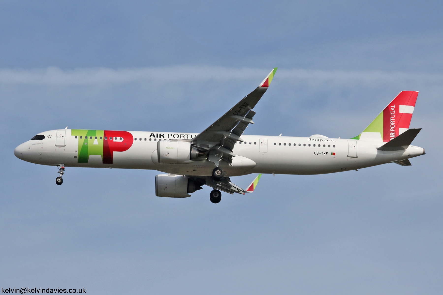 TAP A321 NEO CS-TXF