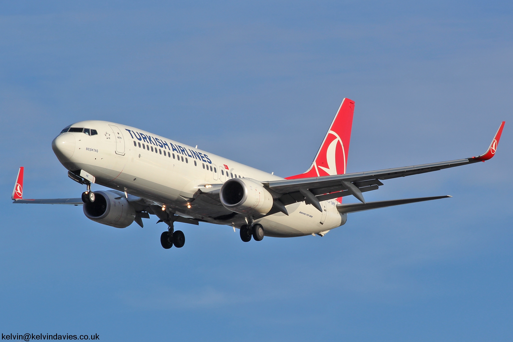 Turkish Airlines 737NG TC-JHK