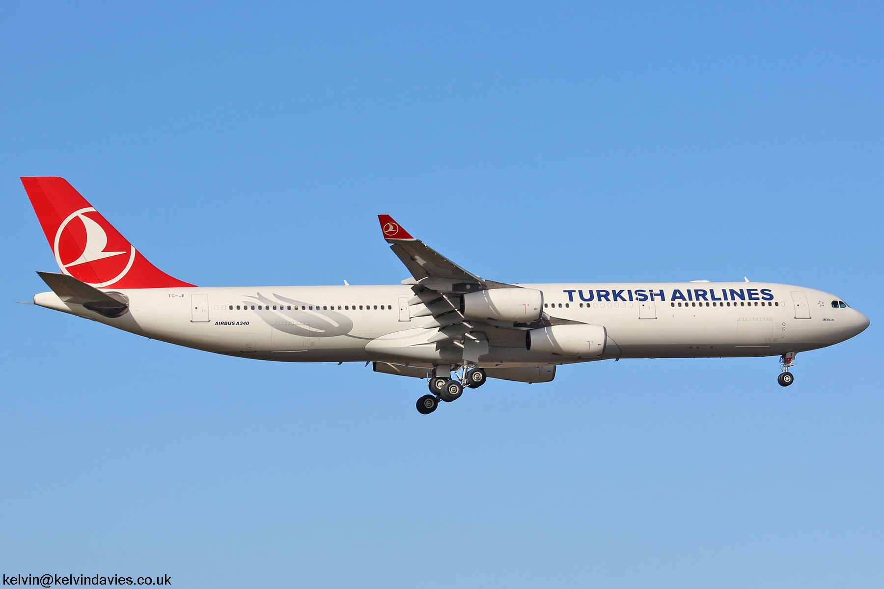 Turkish Airlines A340 TC-JII