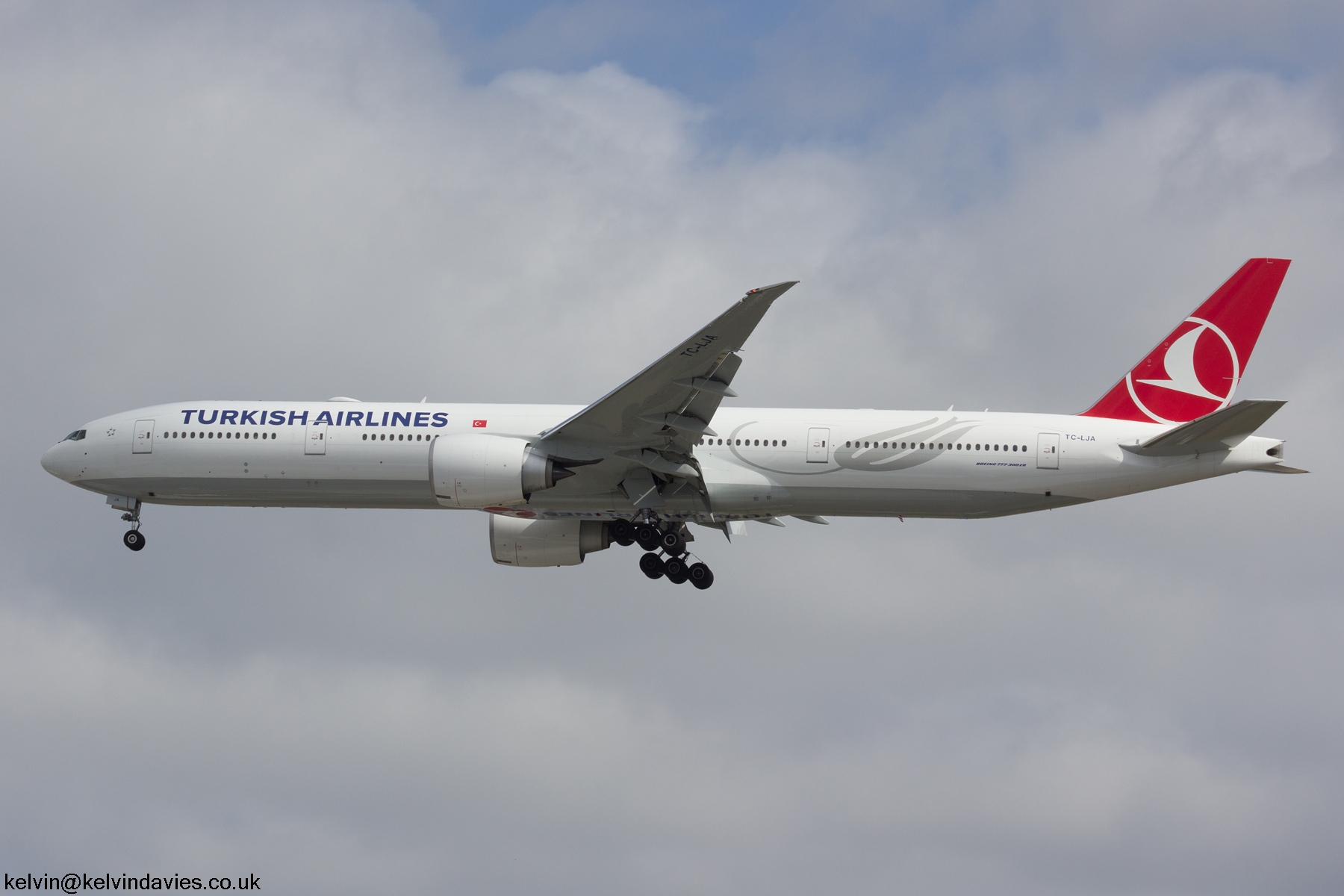 Turkish Airlines 777 TC-LJA