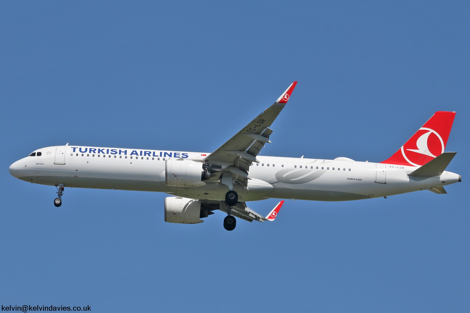 Turkish Airlines A321-NSXL TC-LSR