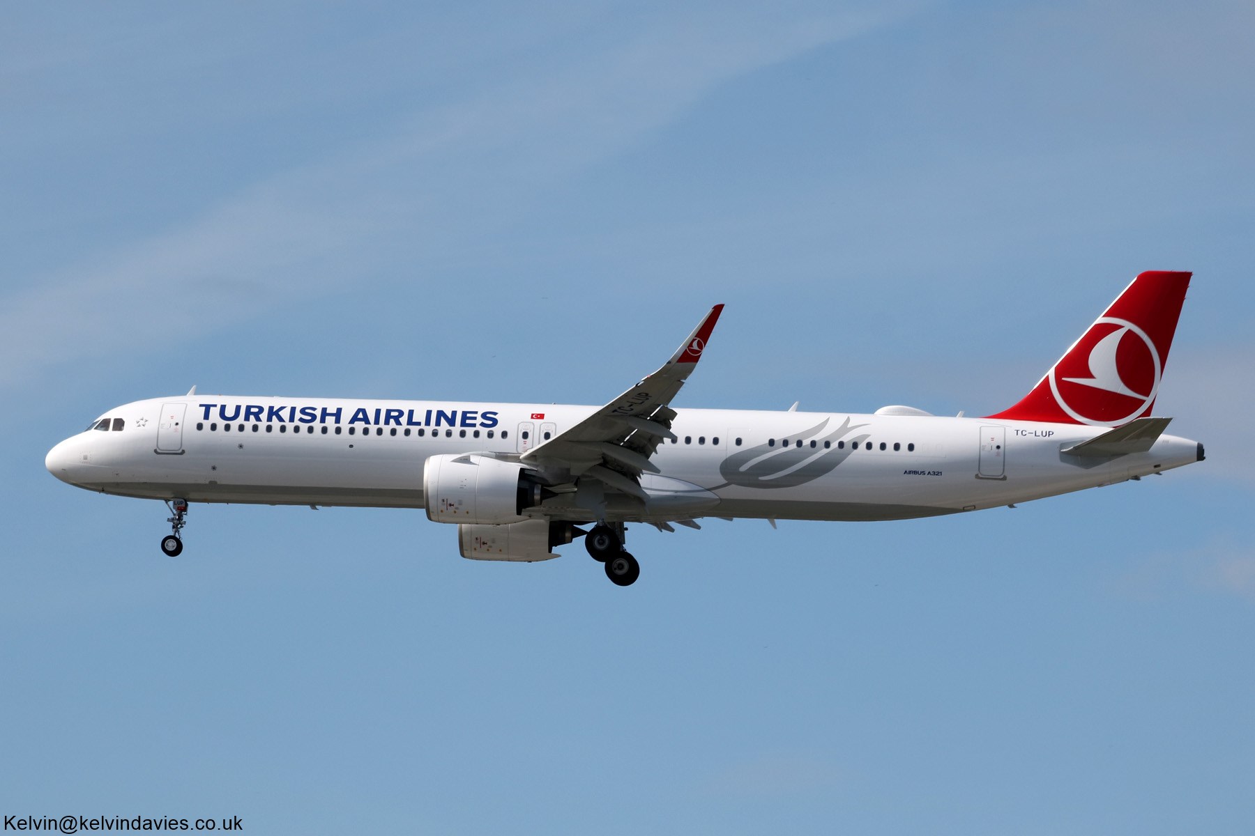 Turkish Airlines A321NXSL TC-LUP