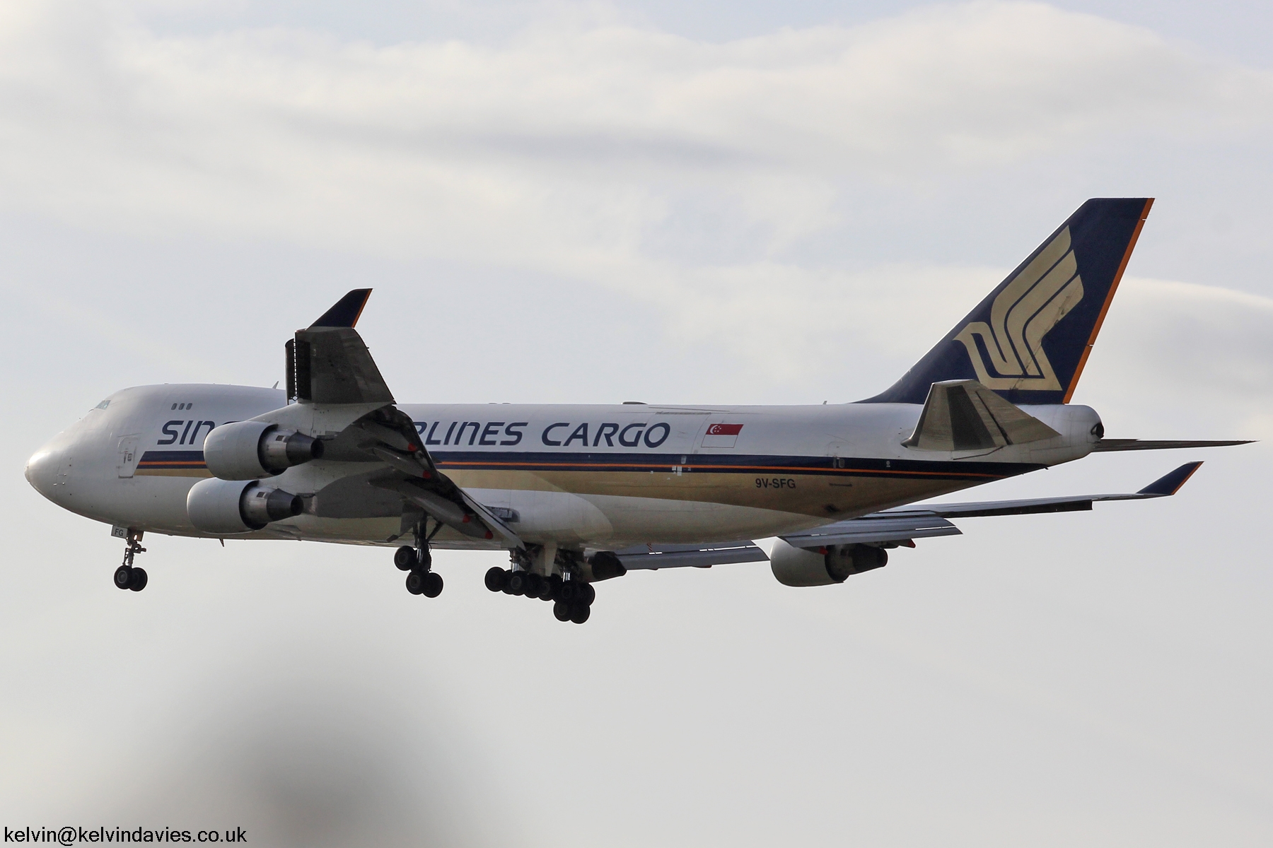 Singapore Airlines 747 9V-SFG