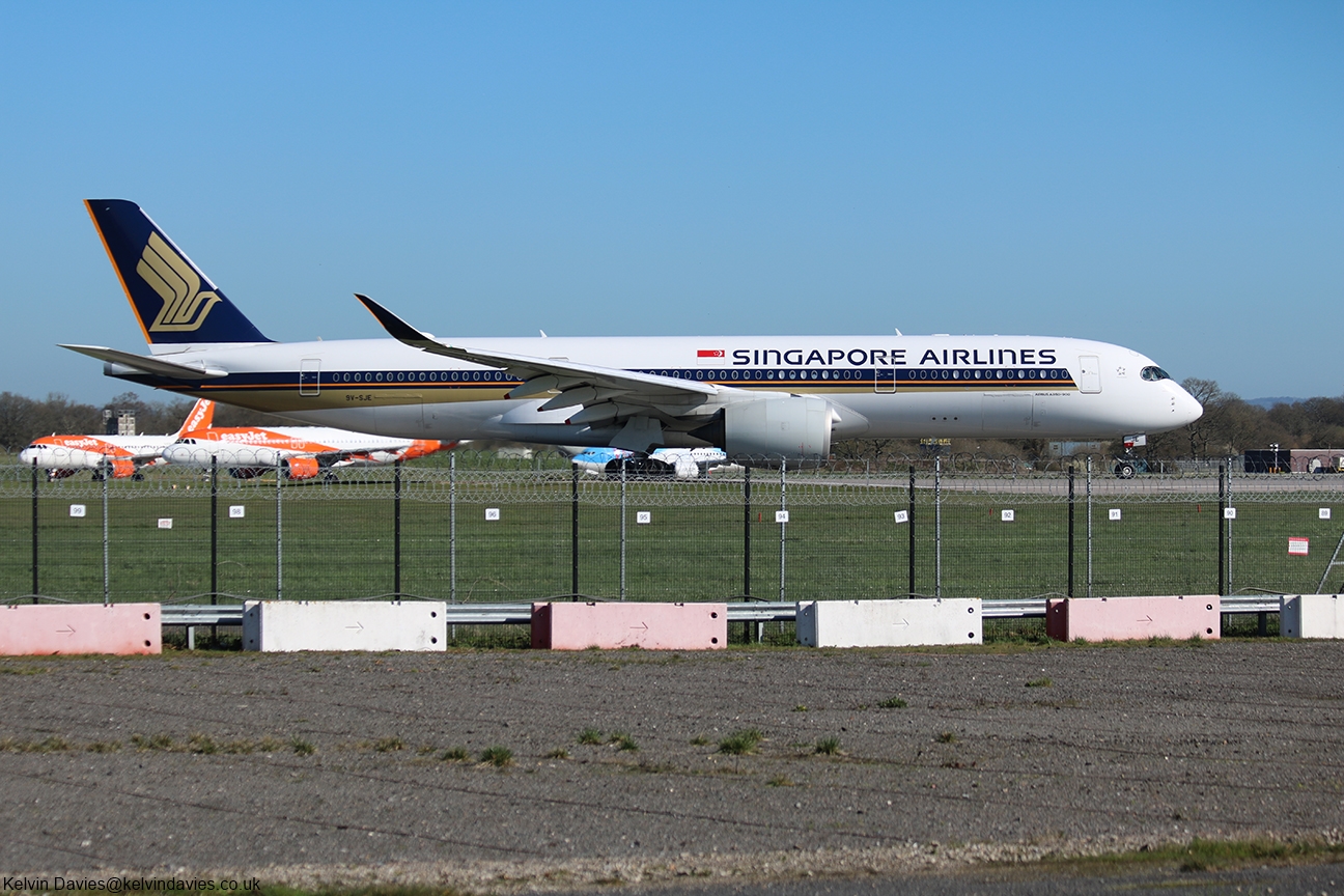 Singapore Airlines A350 9V-SJE