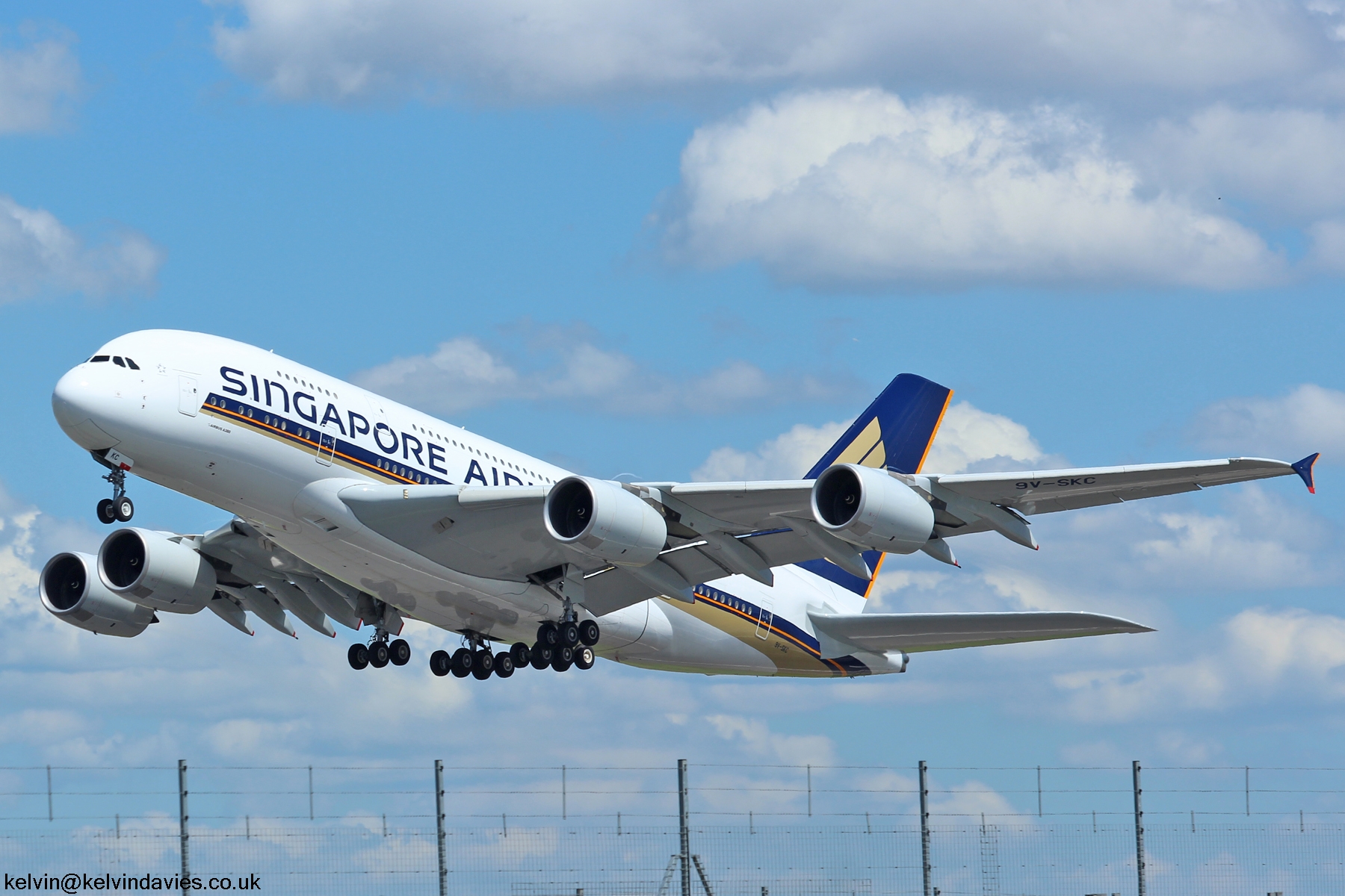Singapore Airlines A380 9V-SKC
