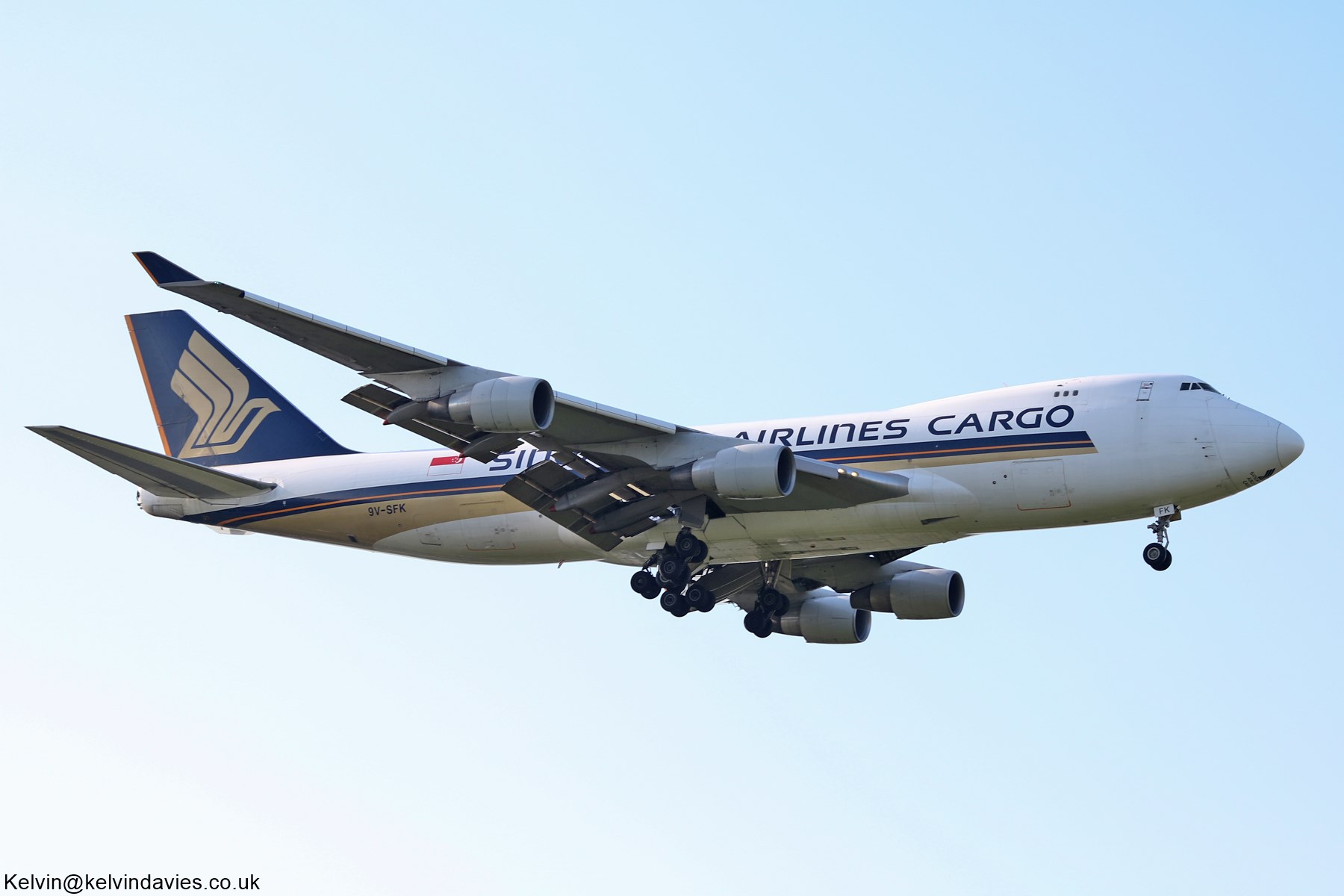 Singapore Airlines 747 9V-SFK